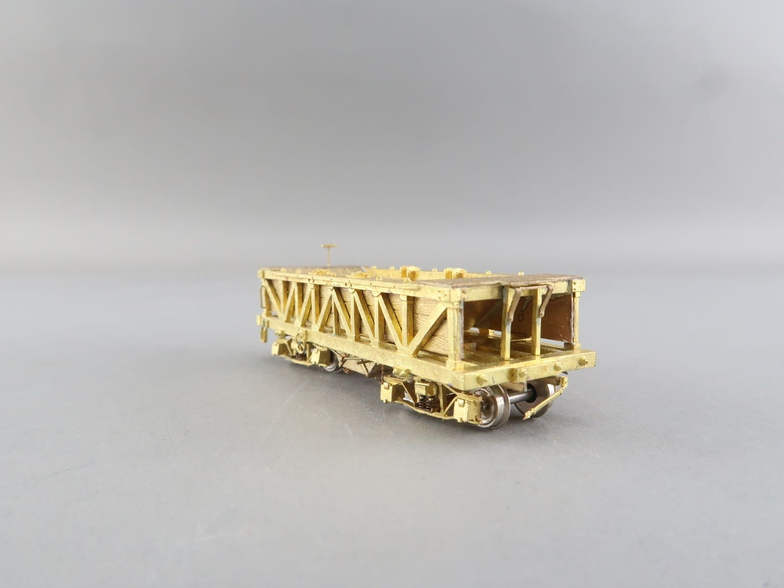 HOn3 Brass Model - OMI 1382 Rock Car w/ Sprung Trucks - Unpainted ...