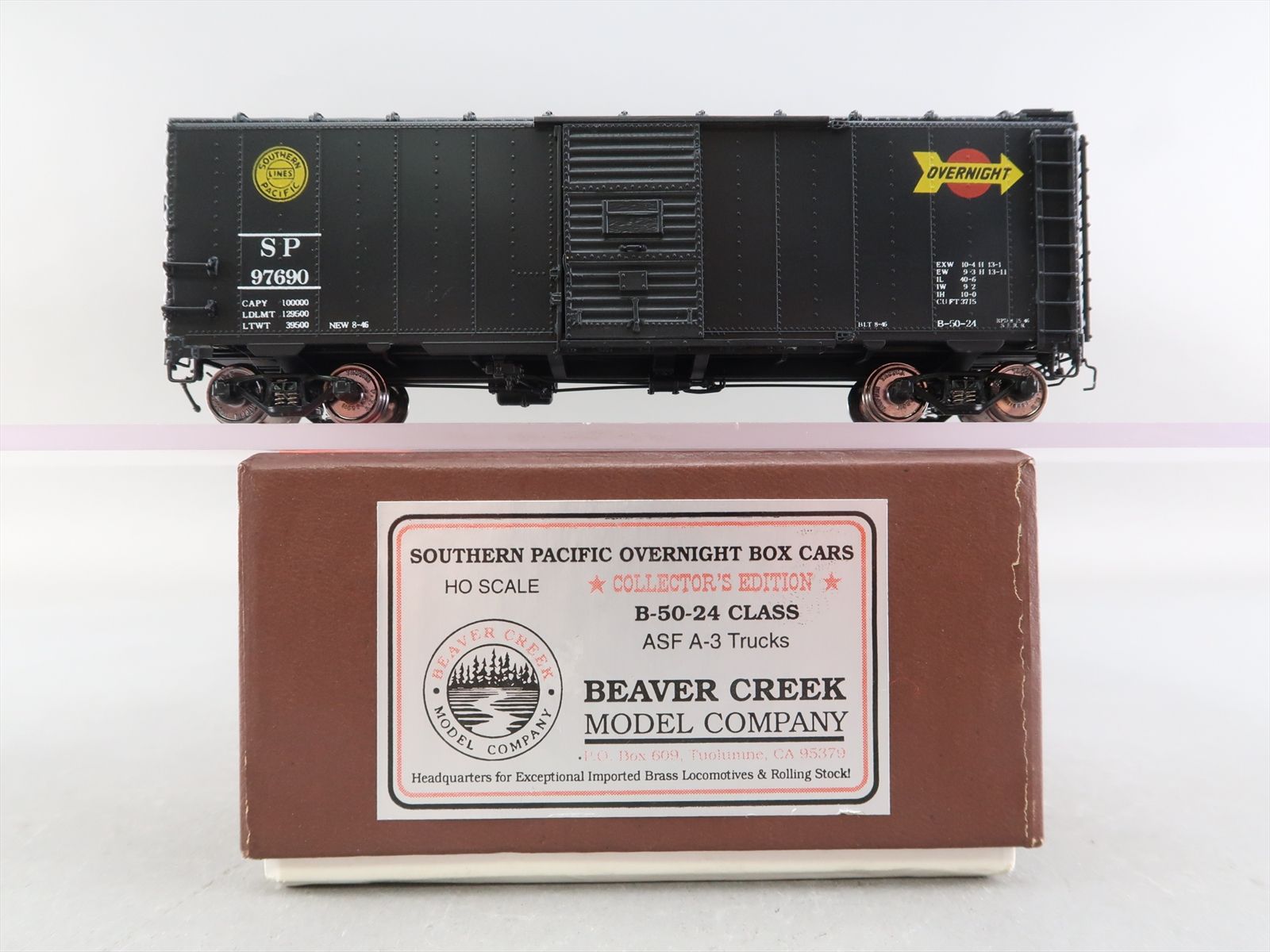 HO Brass Model - BCM Beaver Creek SP Southern Pacific Overnight B-50-24 ...
