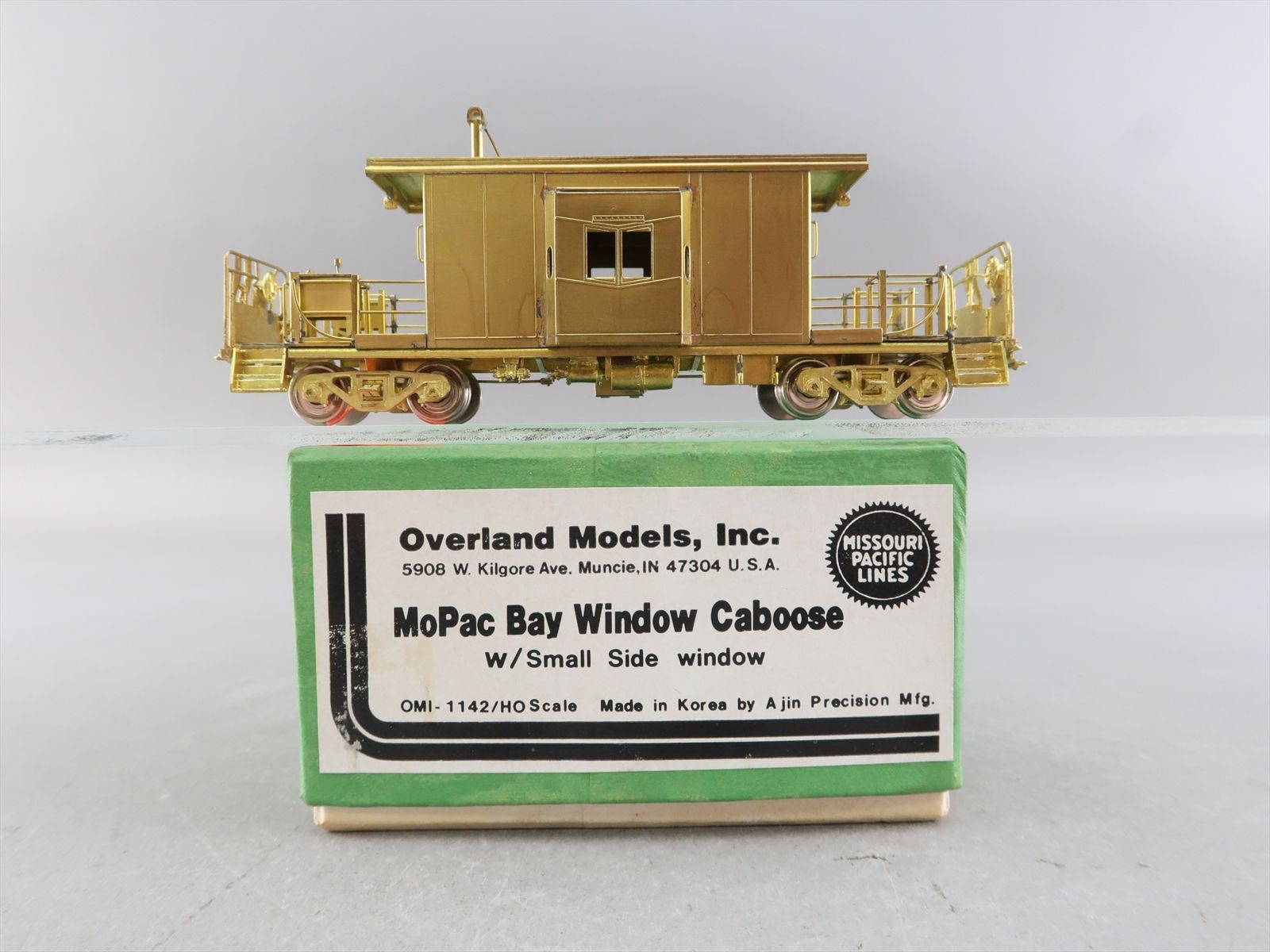 HO Brass Model - OMI 1142 MP MoPac Missouri Pacific Bay Window Caboose ...