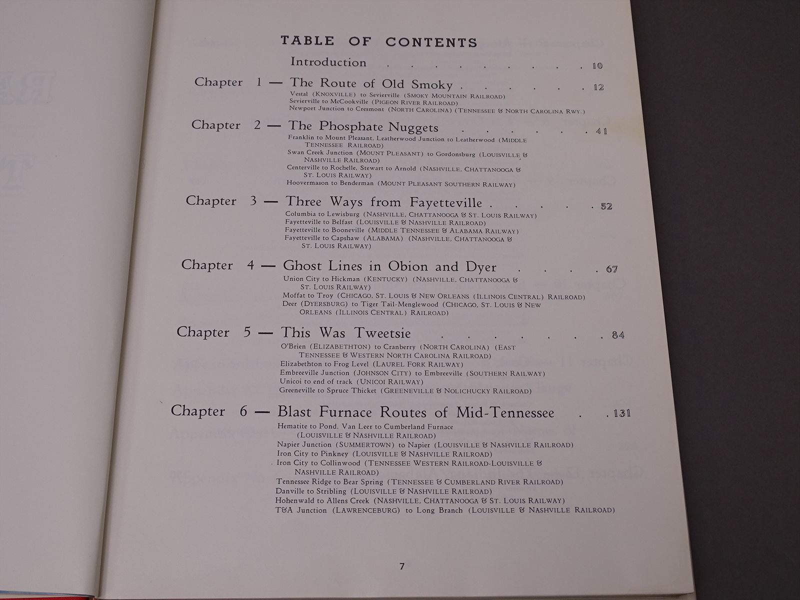 Railroad Book- Ghost Railroads of Tennessee - Elmer G. Sulzer - 328 Pages