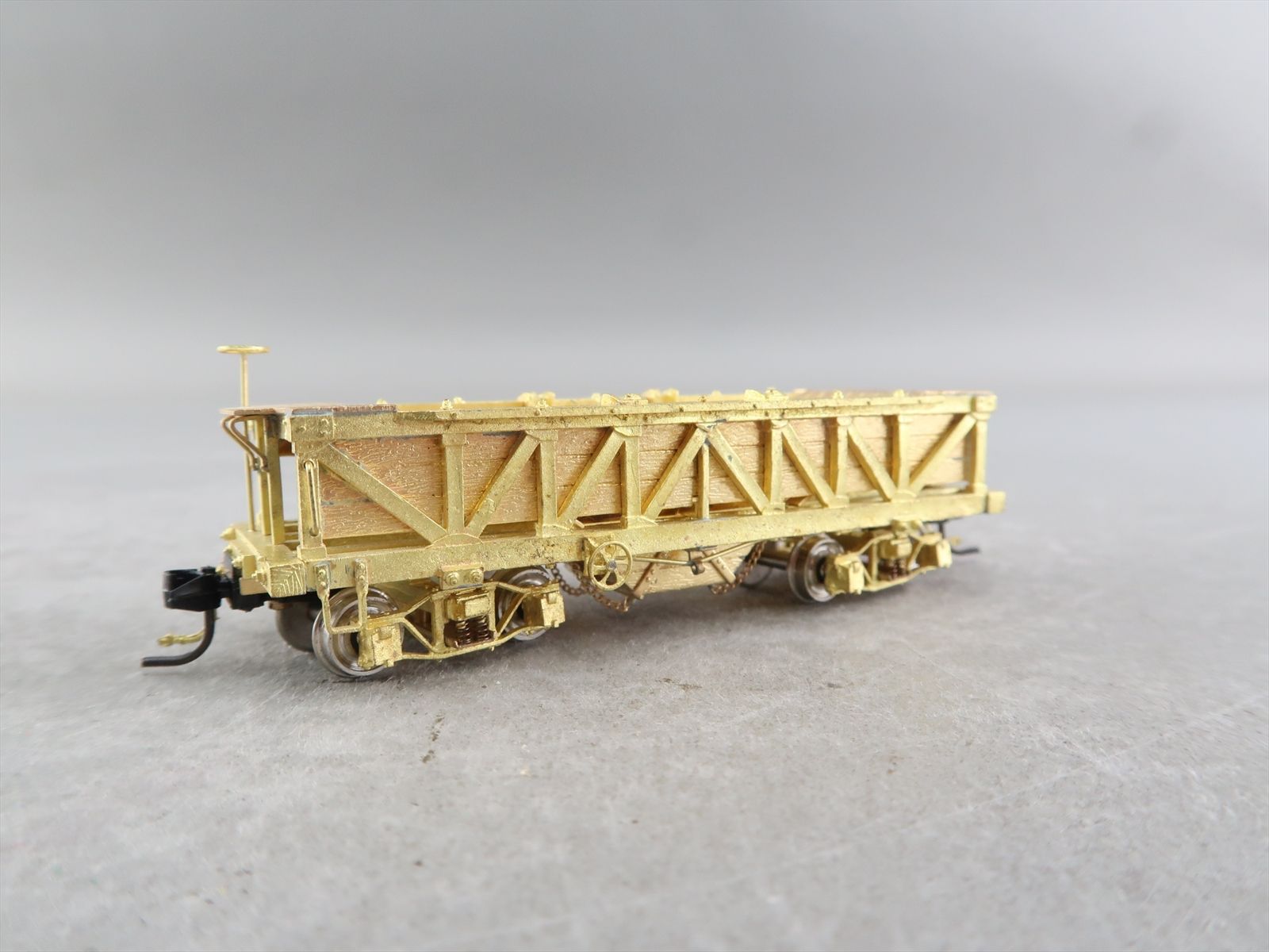 HOn3 Brass Model - OMI 1382 Rock Car w/ Sprung Trucks - Unpainted ...
