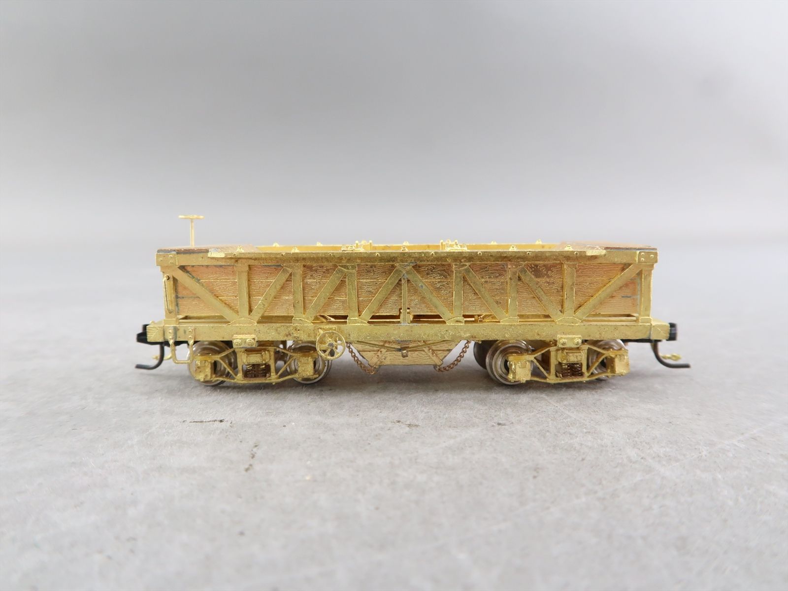 HOn3 Brass Model - OMI 1382 Rock Car w/ Sprung Trucks - Unpainted ...