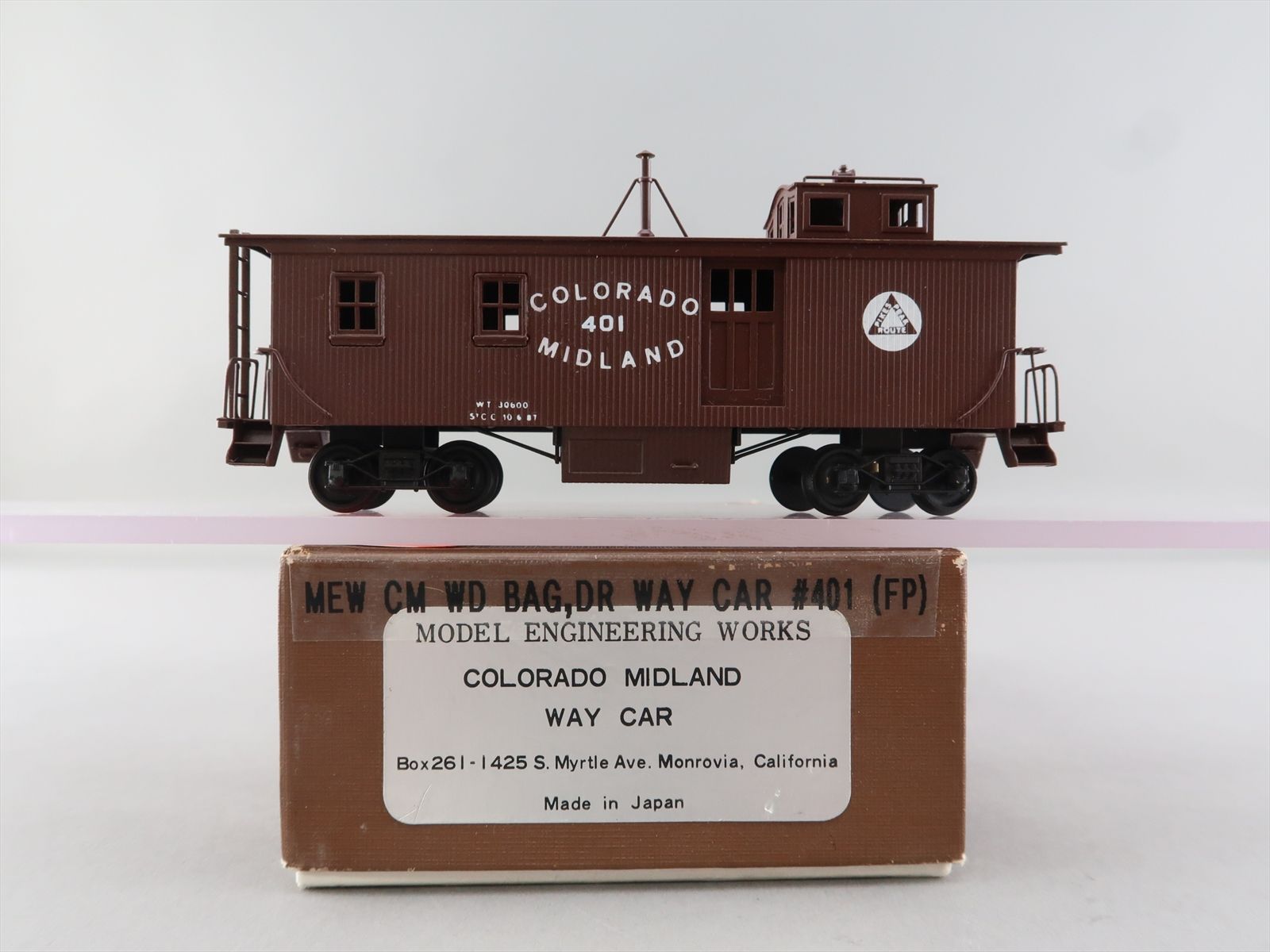 HO Brass Model - MEW CM Colorado Midland Caboose Waycar Way Car #401 ...