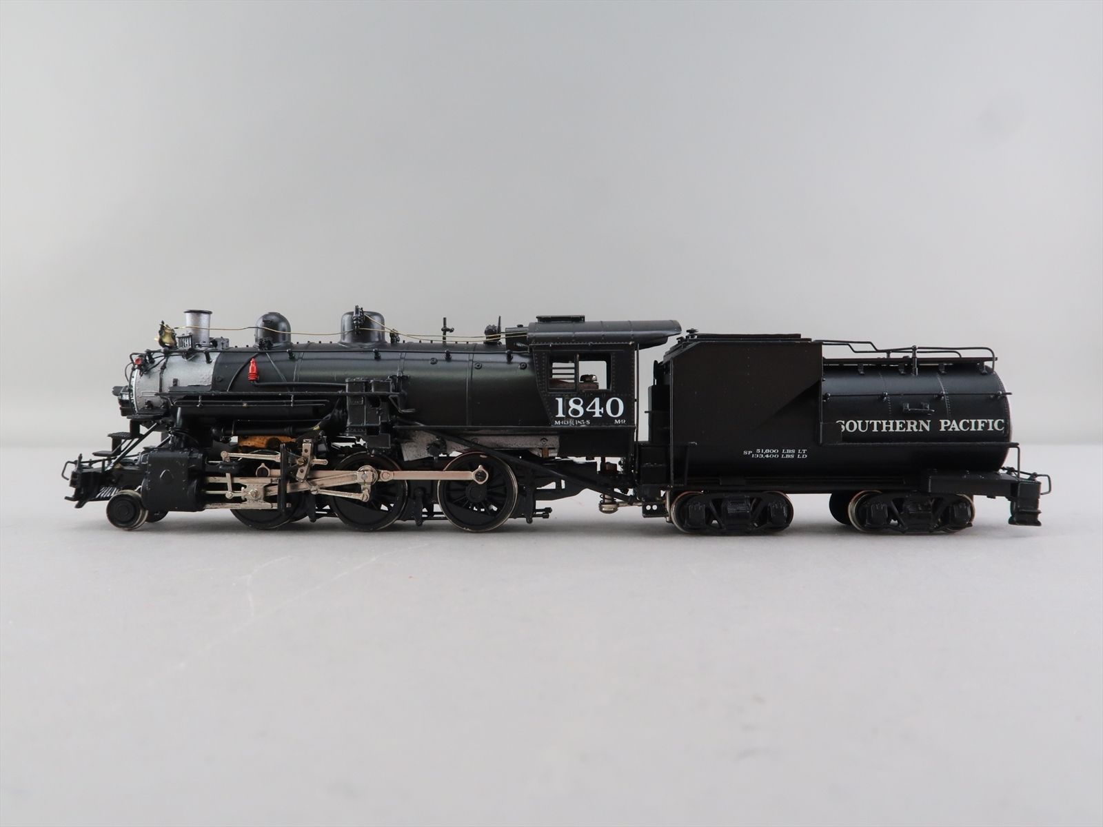 HO Brass Model - Key SP Southern Pacific 2-6-0 M-21 #1840 - Pro Paint ...
