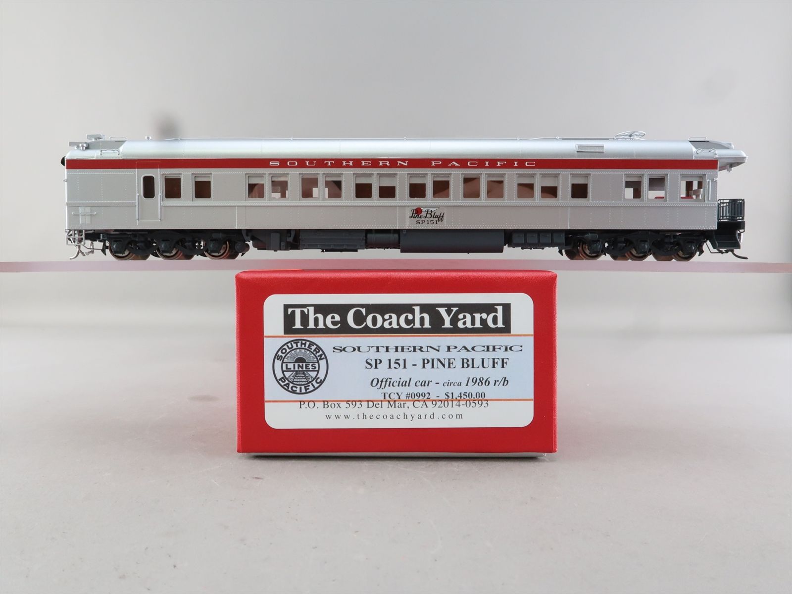 HO Brass Model - TCY 0992 SP Southern Pacific Heavyweight Official Car ...