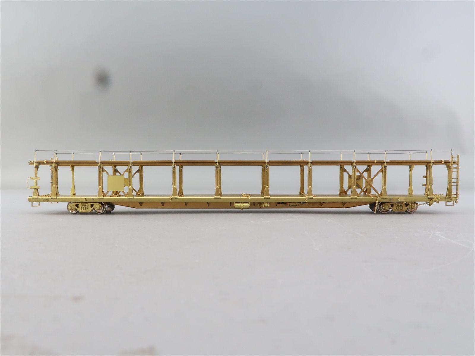 HO Brass Model - OMI 1354 Bi-Level Auto Rack Open Type - Unpainted ...