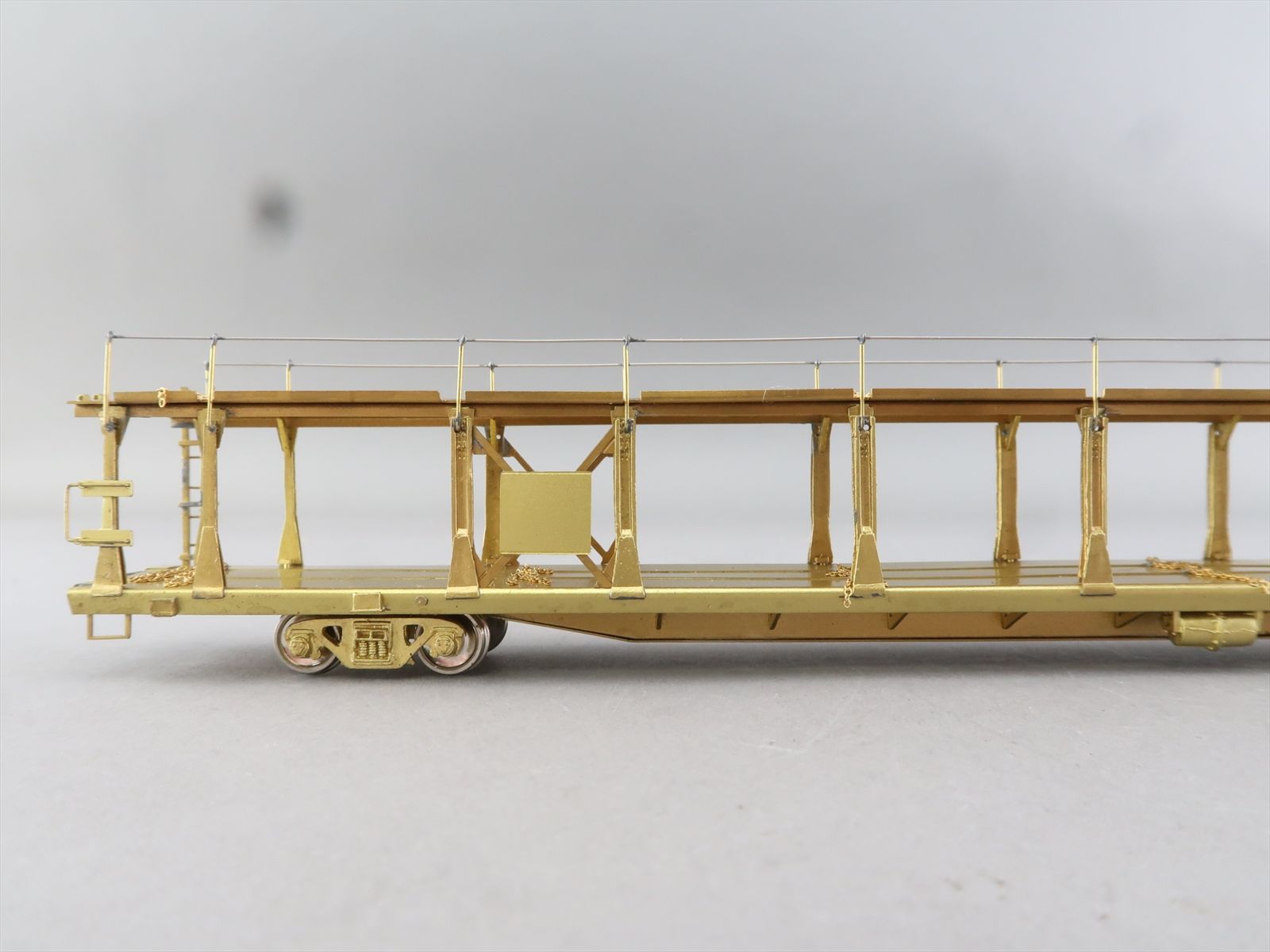 HO Brass Model - OMI 1354 Bi-Level Auto Rack Open Type - Unpainted ...