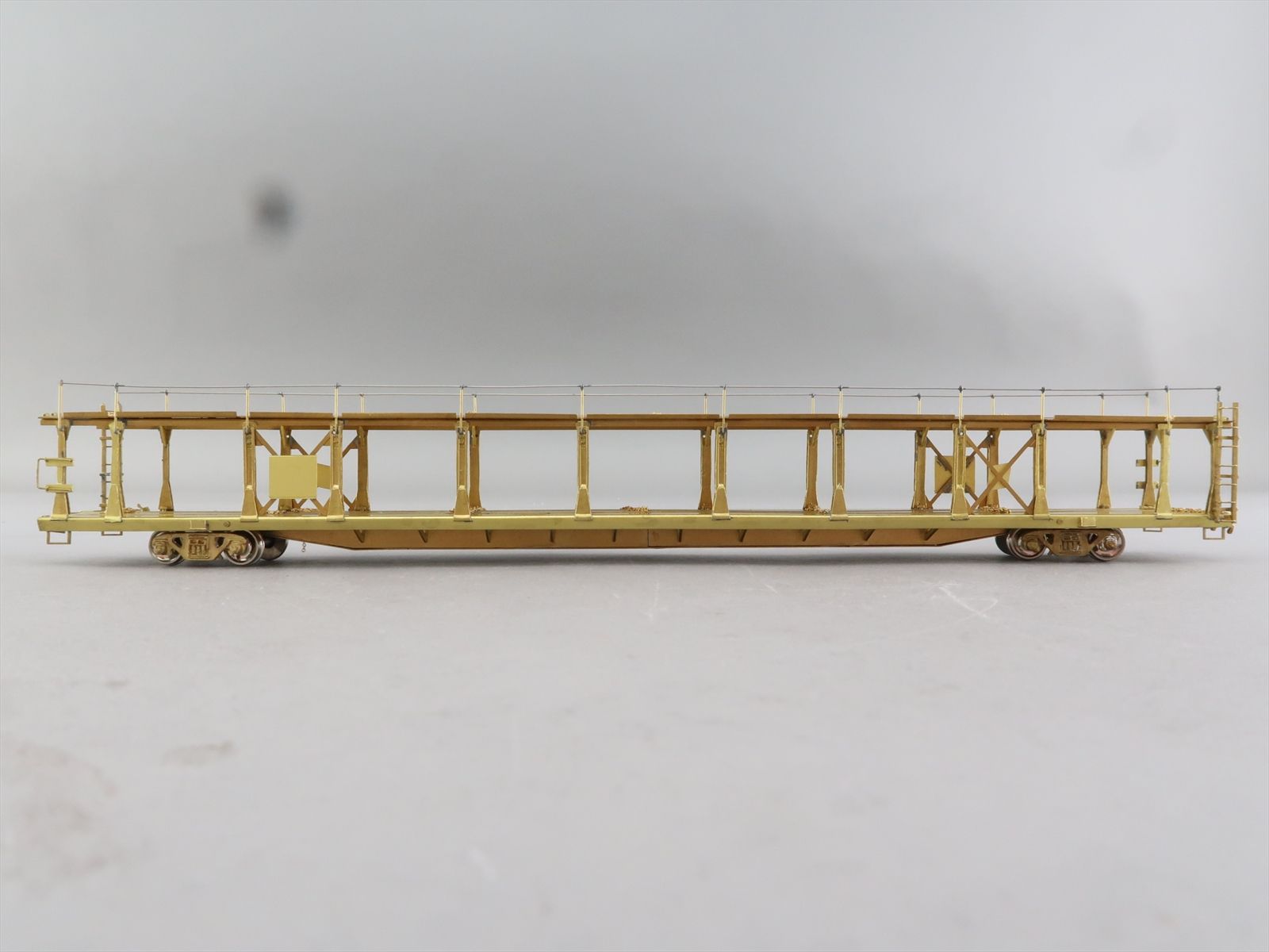 HO Brass Model - OMI 1354 Bi-Level Auto Rack Open Type - Unpainted ...