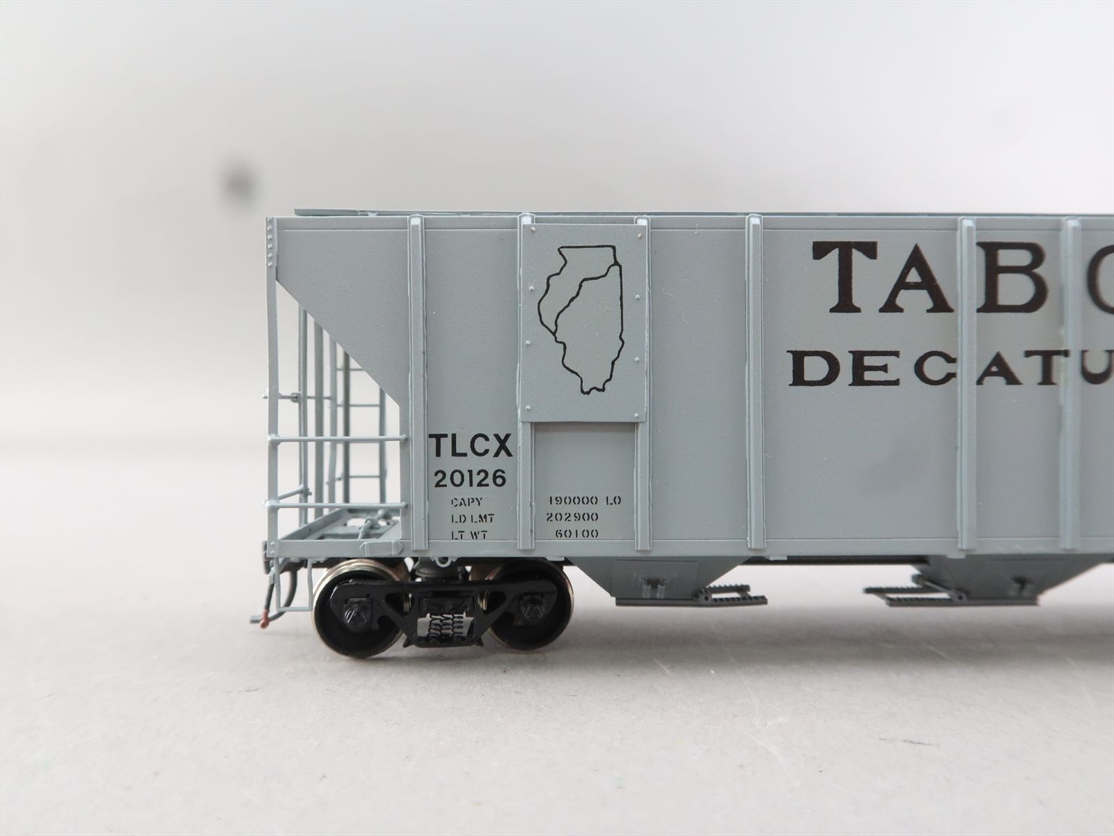 HO Brass Model - OMI 3275.12 TLCX Tabor & Co. P/S PS2-CD Covered Hopper ...