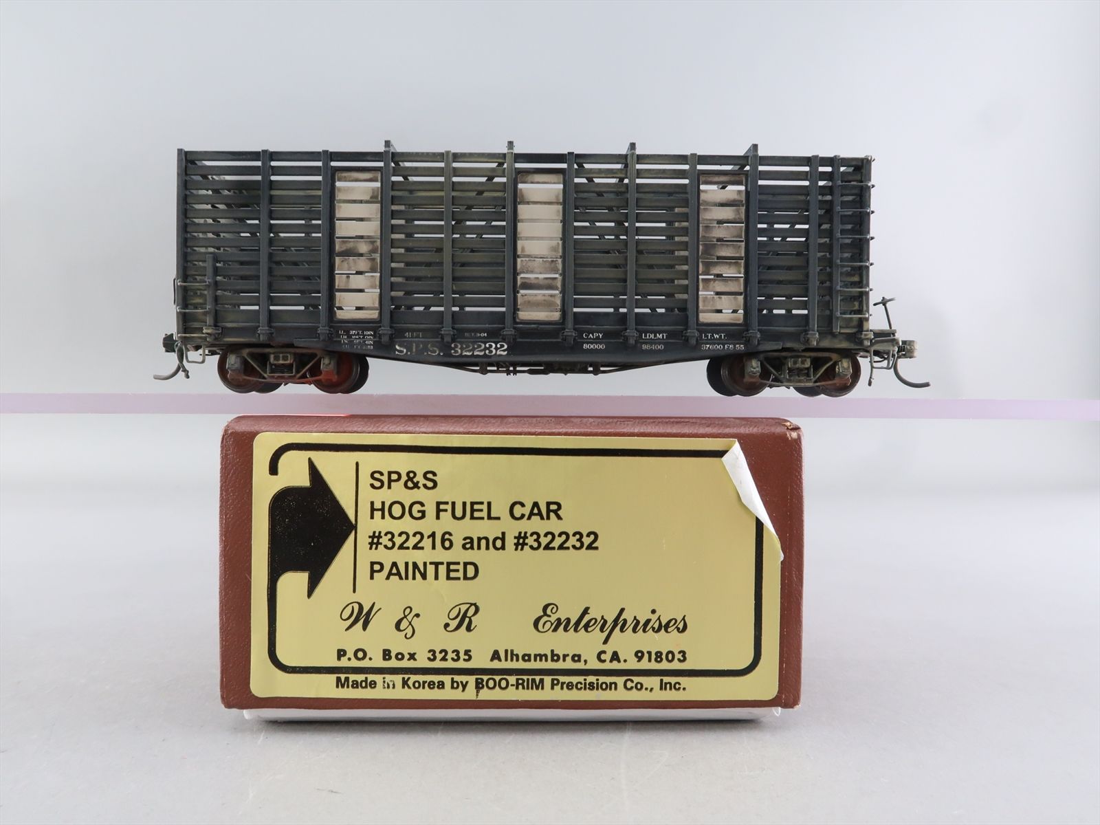 HO Brass Model - W&R SP&S Spokane Portland & Seattle Hog Fuel Car ...