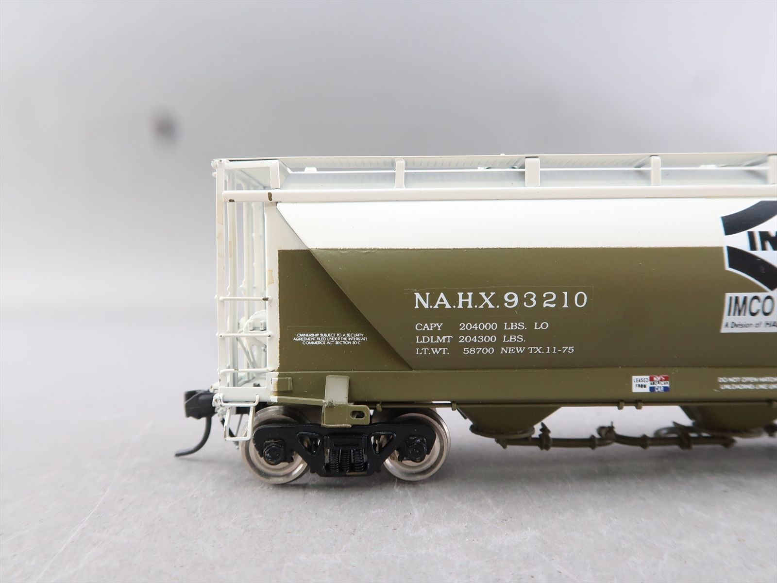 HO Brass Model - OMI 3362.6 NAHX IMCO Services PD3000 Covered 3-Bay ...