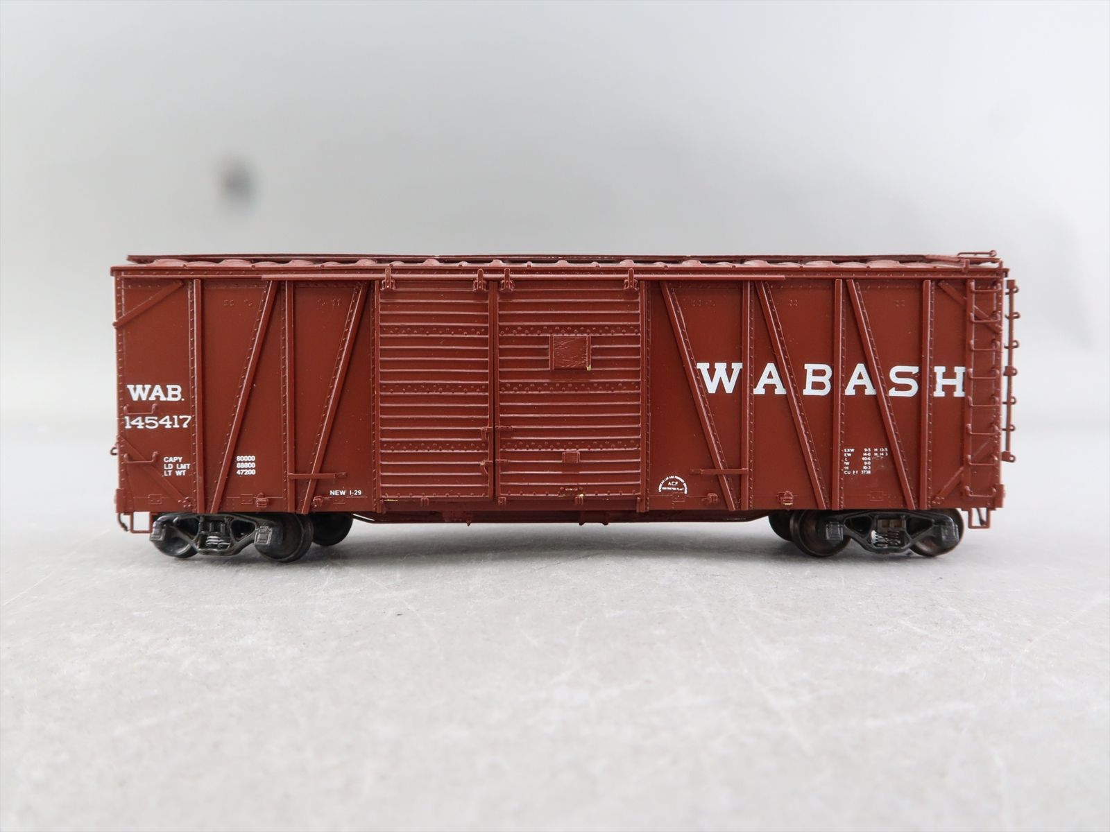 HO Brass Model - OMI 3265 WAB Wabash Auto Boxcar Box Car Steel Double ...