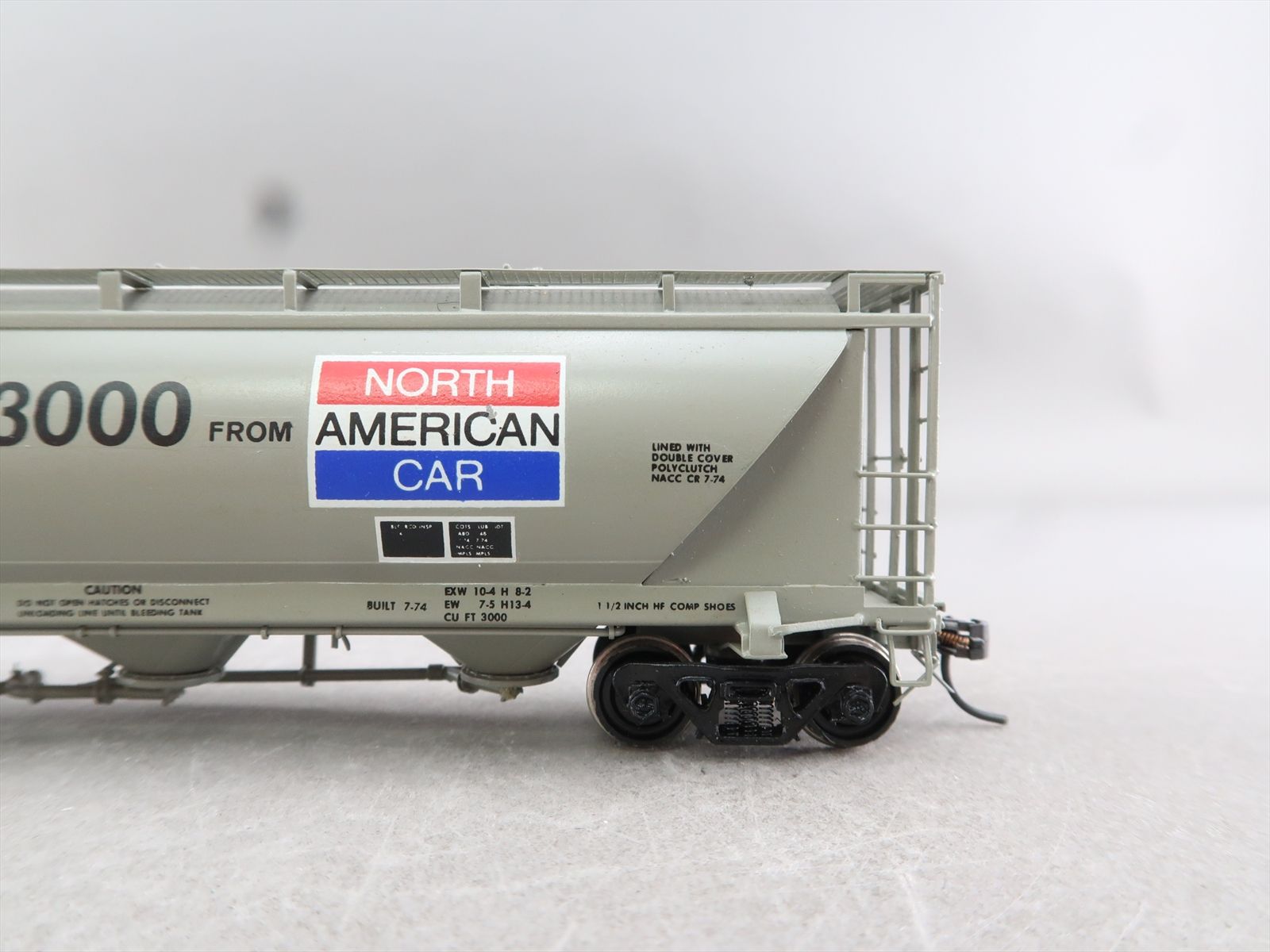 HO Brass Model - OMI 3001 NAHX Pd 3000 Covered Hopper #93028 - Custom ...