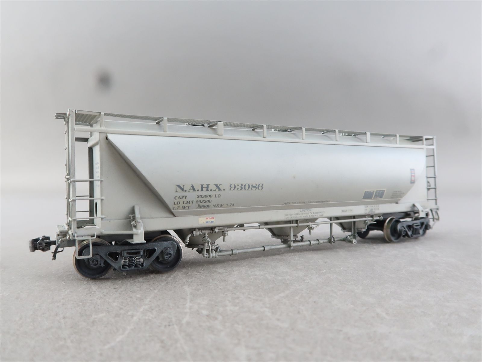 HO Brass Model - OMI 3001 NAHX Pd 3000 Covered Hopper #93086 - Custom ...