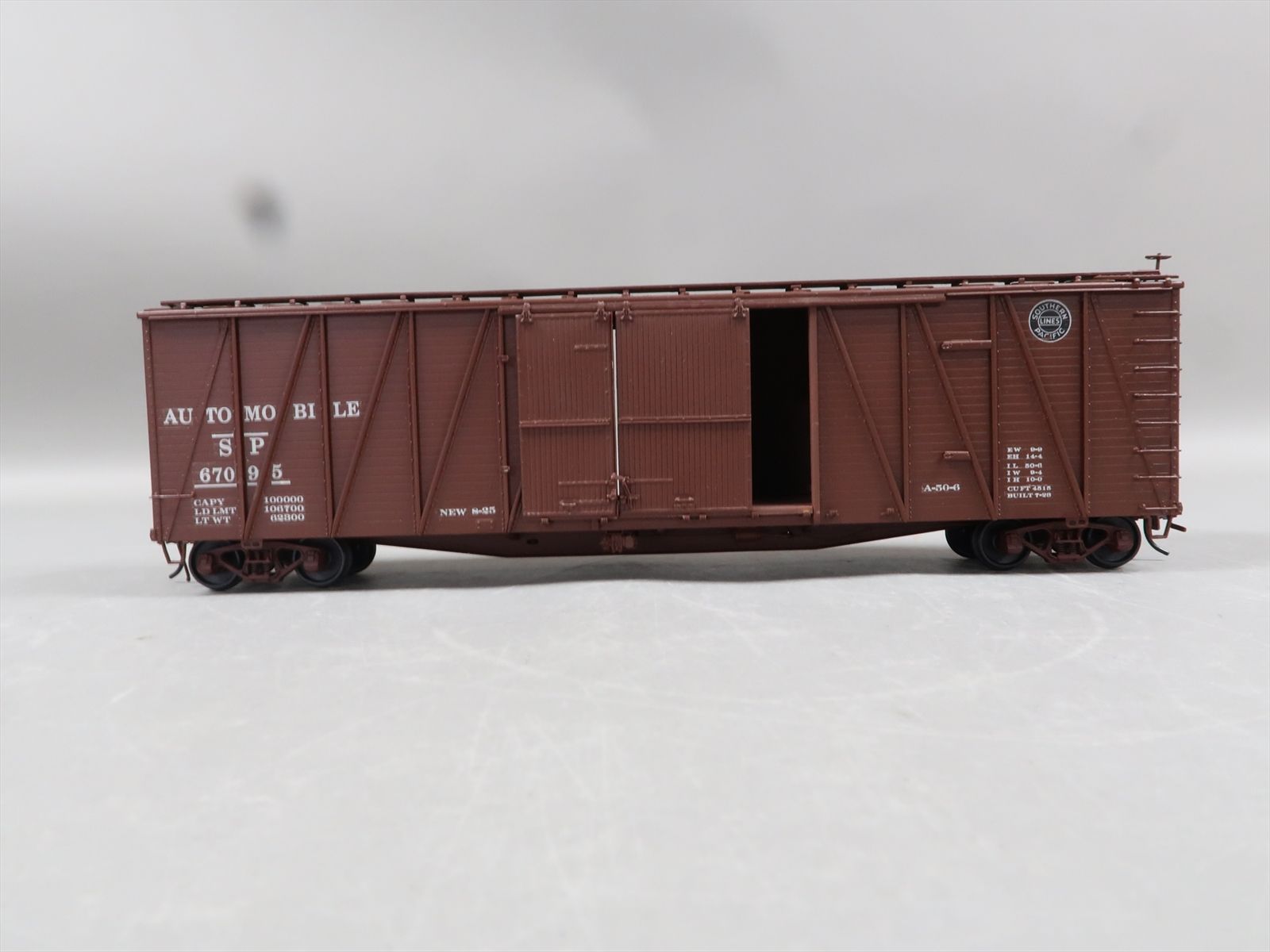 O Brass Model - PSC 15557 SP Southern Pacific 50' 1-1/2 Door Outside ...