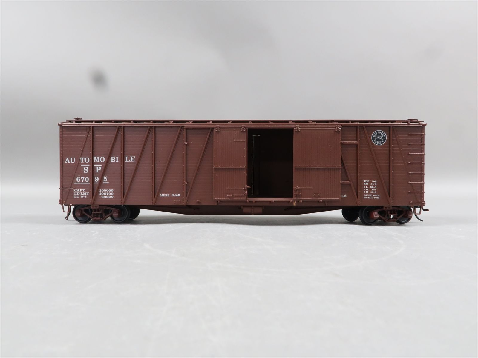 O Brass Model - PSC 15557 SP Southern Pacific 50' 1-1/2 Door Outside ...