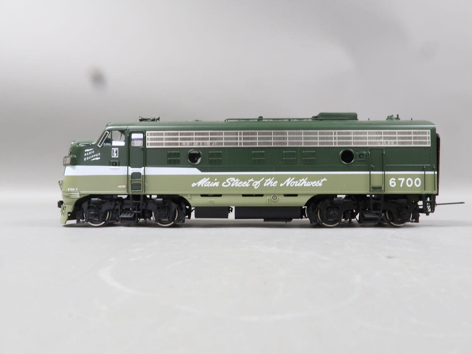 O Brass Model - Key CS#97 NP Northern Pacific F9 F9A F9B A-B Set Phase ...
