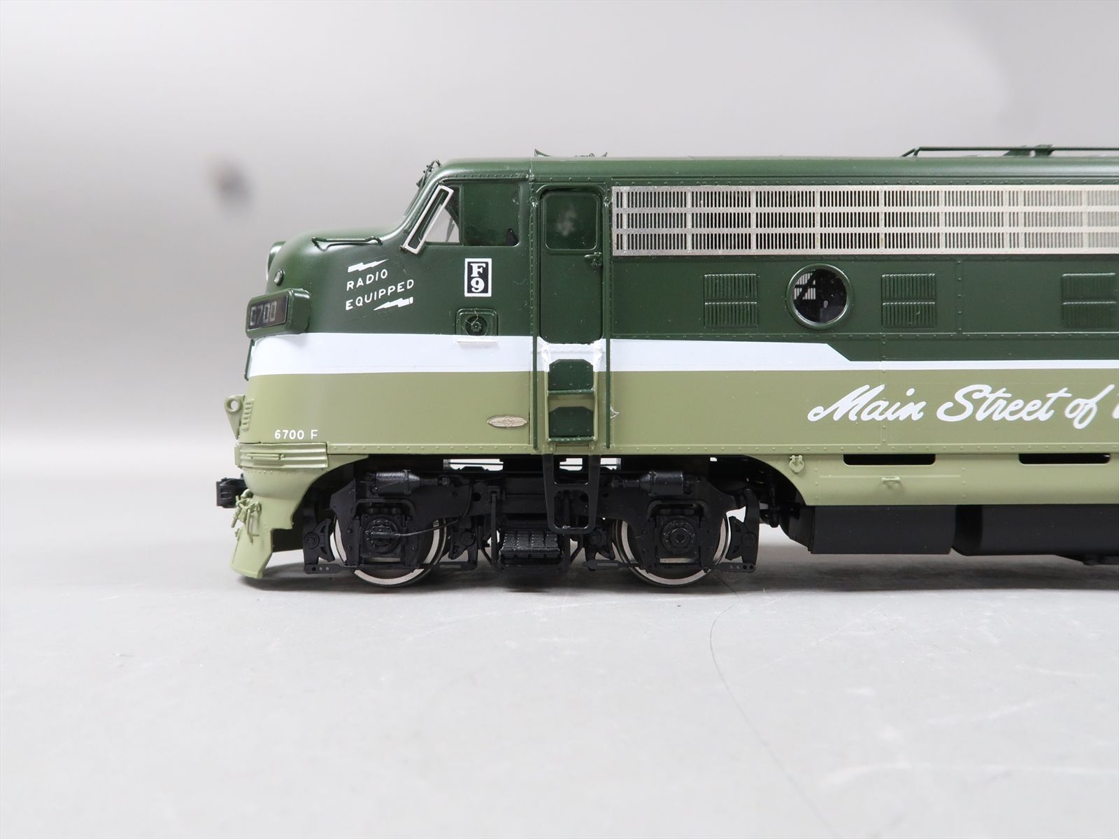 O Brass Model - Key CS#97 NP Northern Pacific F9 F9A F9B A-B Set Phase ...