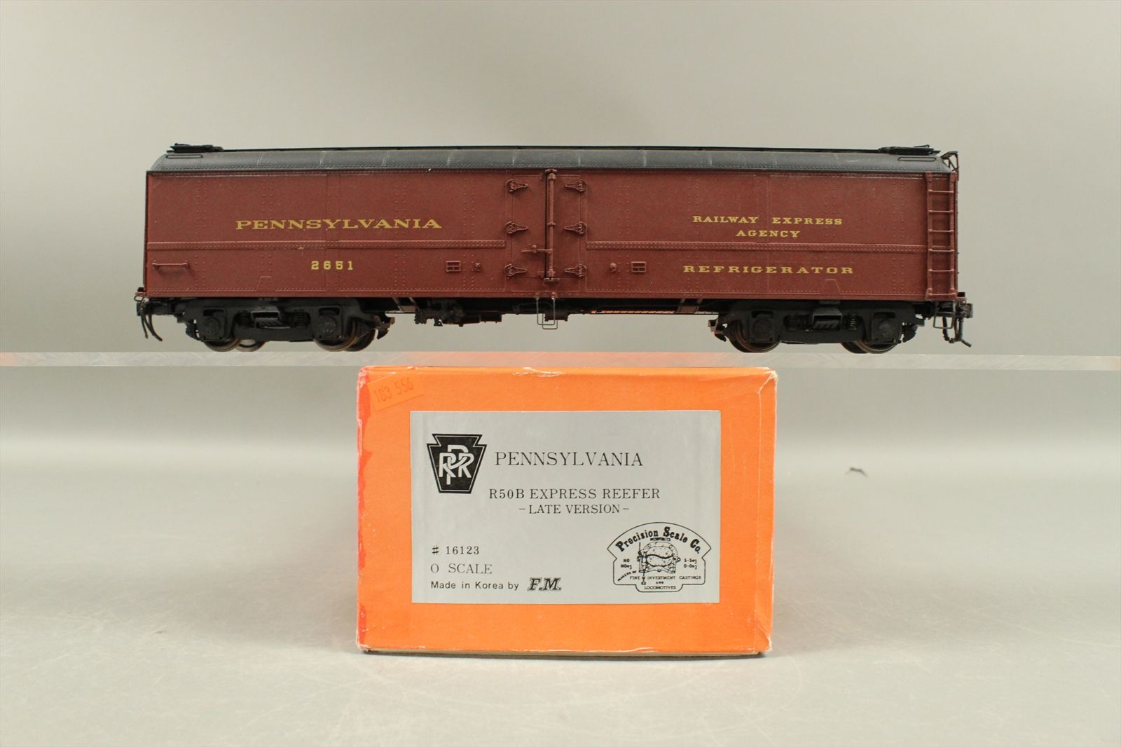 O Brass Model - PSC 16123 PRR Pennsylvania R50B Express Reefer Late ...