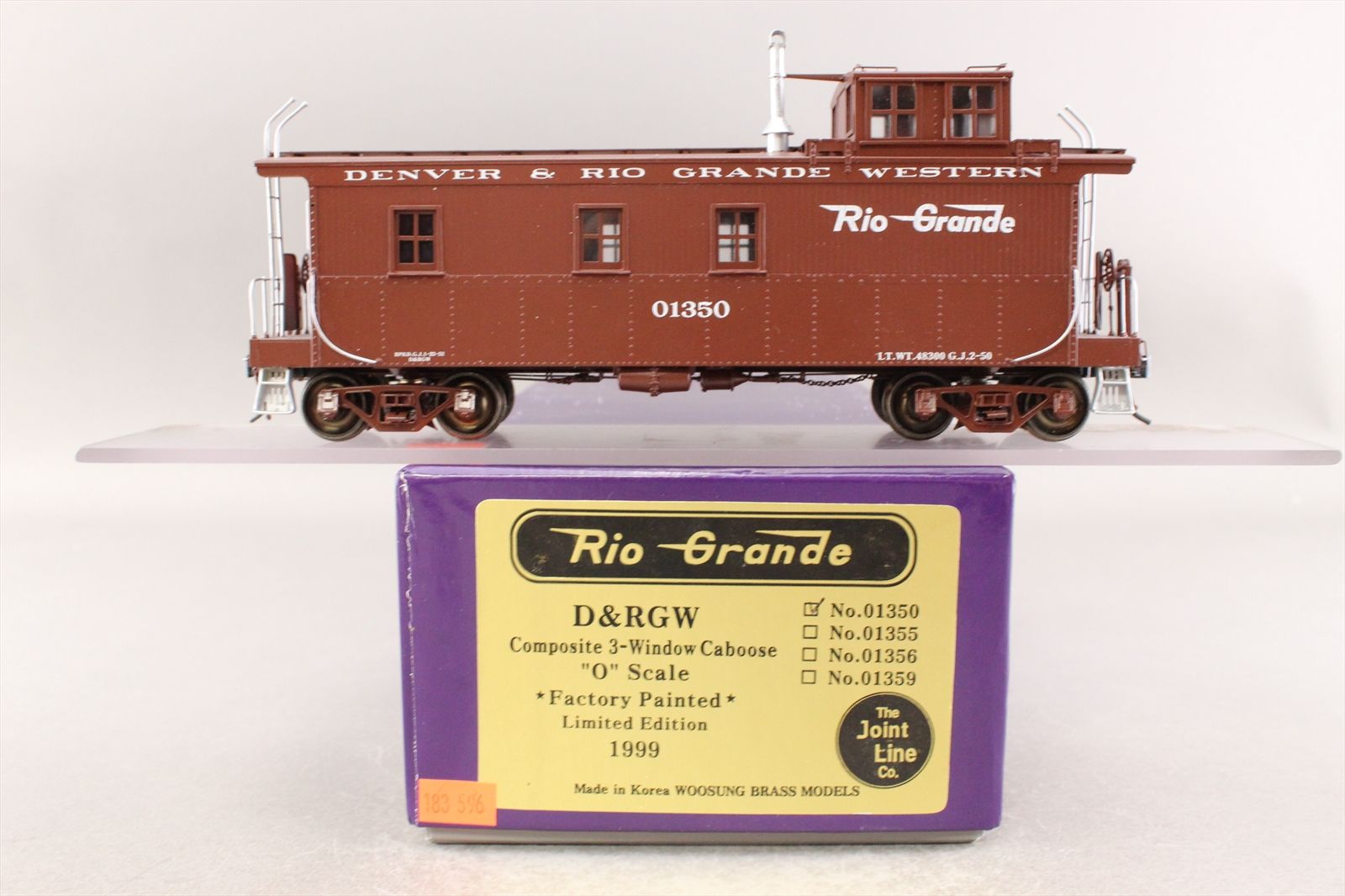 O Brass Model - DP Joint Line D&RGW Rio Grande Composite 3-Window ...
