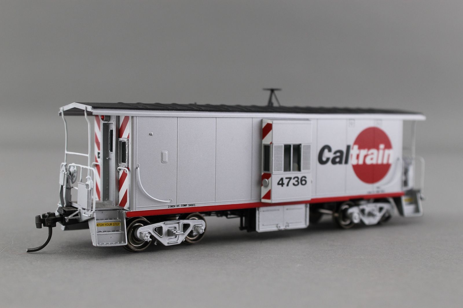 HO Brass Model - OMI 4276.4 Caltrain ex SP C50-9 B-W Caboose #4736 - F ...