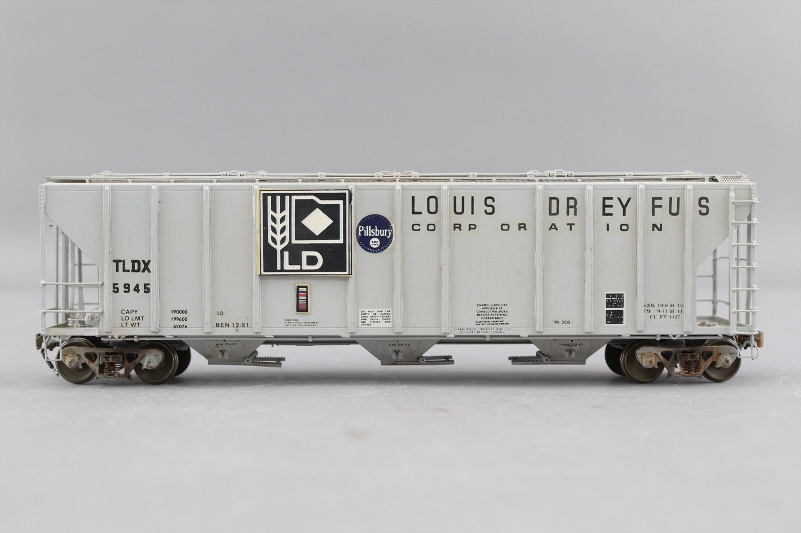 HO Brass Model - OMI 3299.1 TLCX Louis Dreyfus Coroporation PS-2CD ...