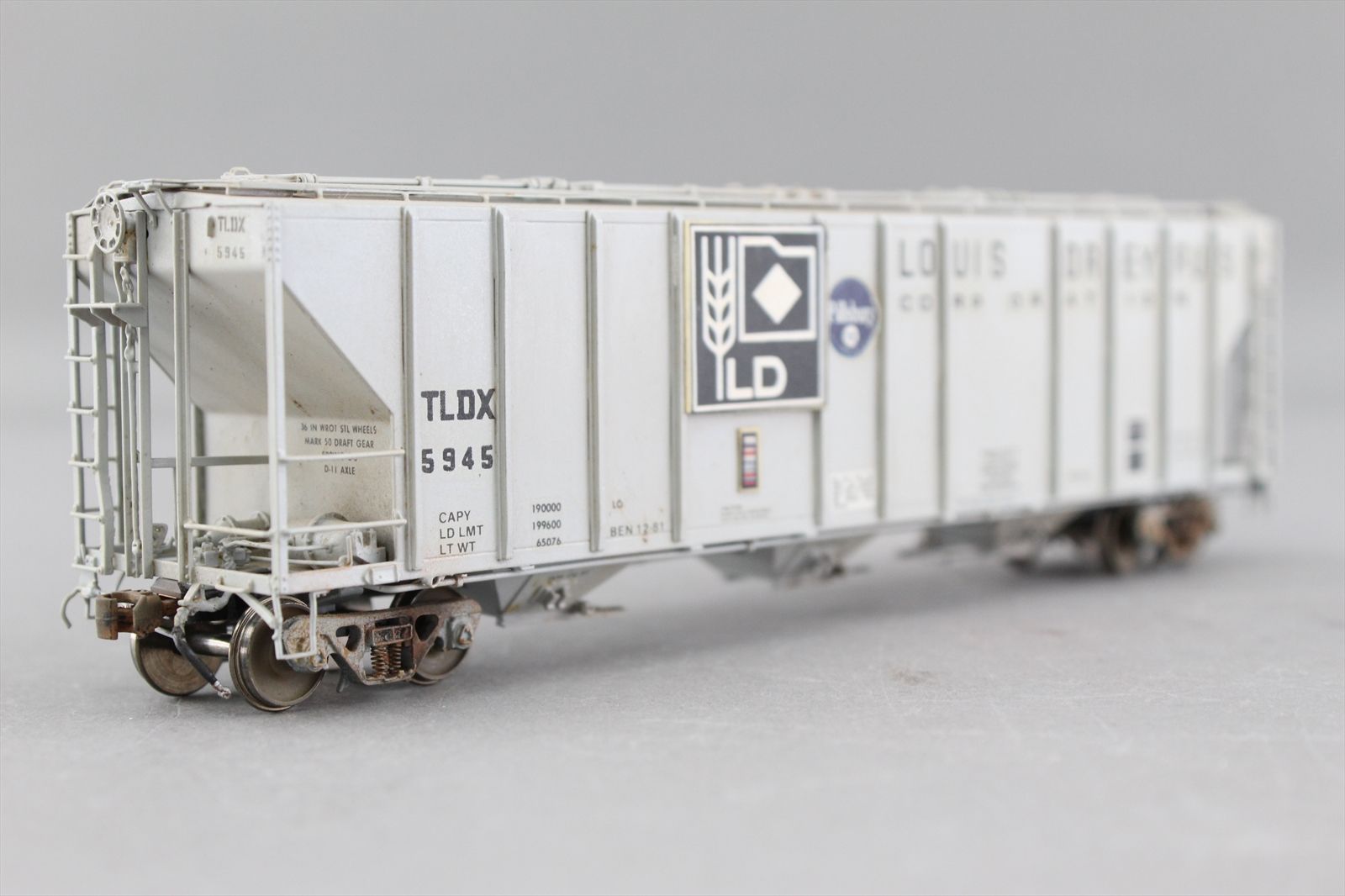 HO Brass Model - OMI 3299.1 TLCX Louis Dreyfus Coroporation PS-2CD ...