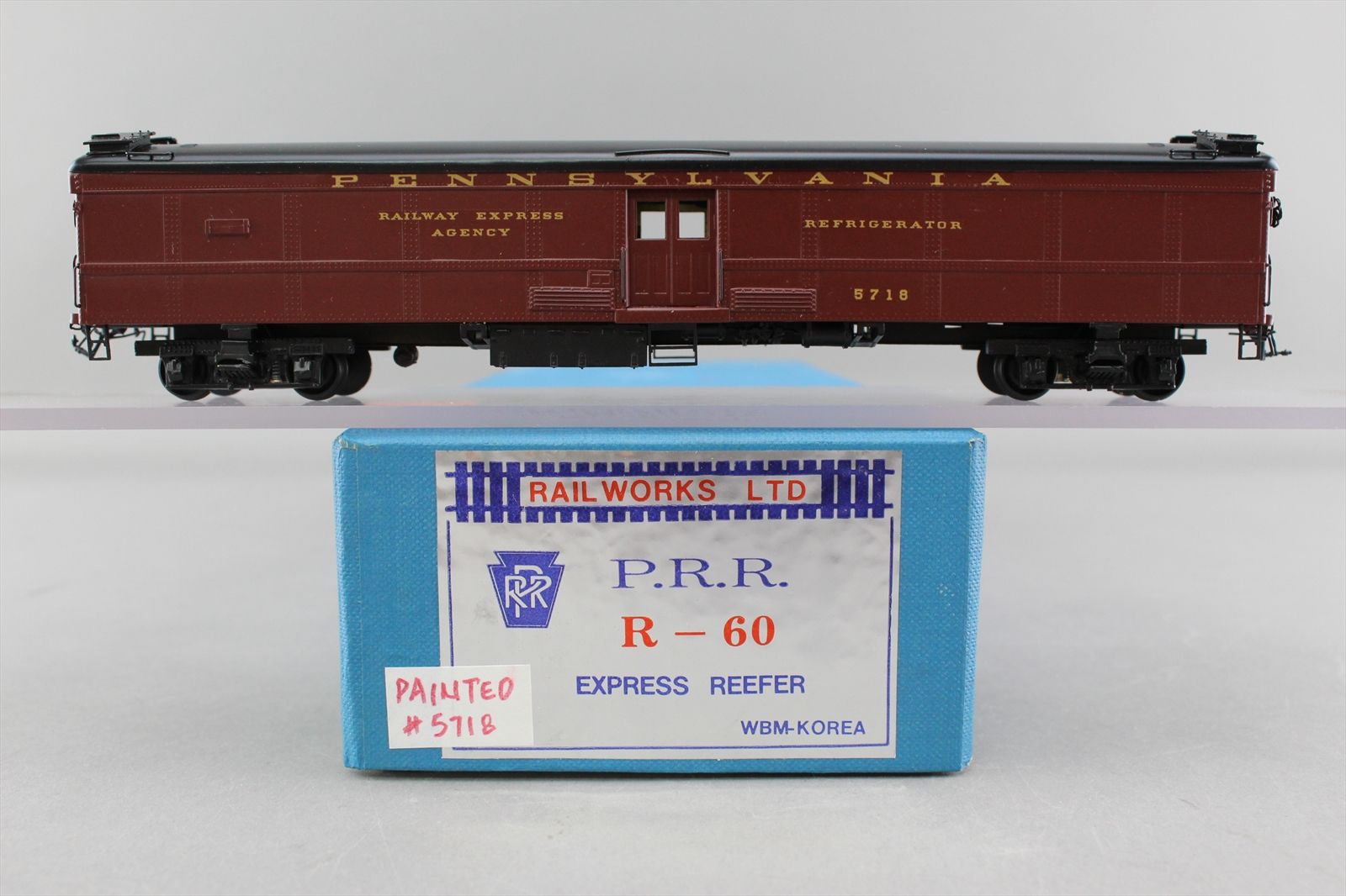 HO Brass Model - Railworks PRR Pennsylvania R-60 Express Reefer #5718 ...