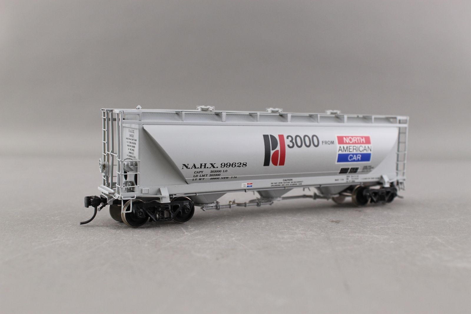HO Brass Model - OMI 3001 NAHX Pd 3000 Covered Hopper #99628 - Pro ...
