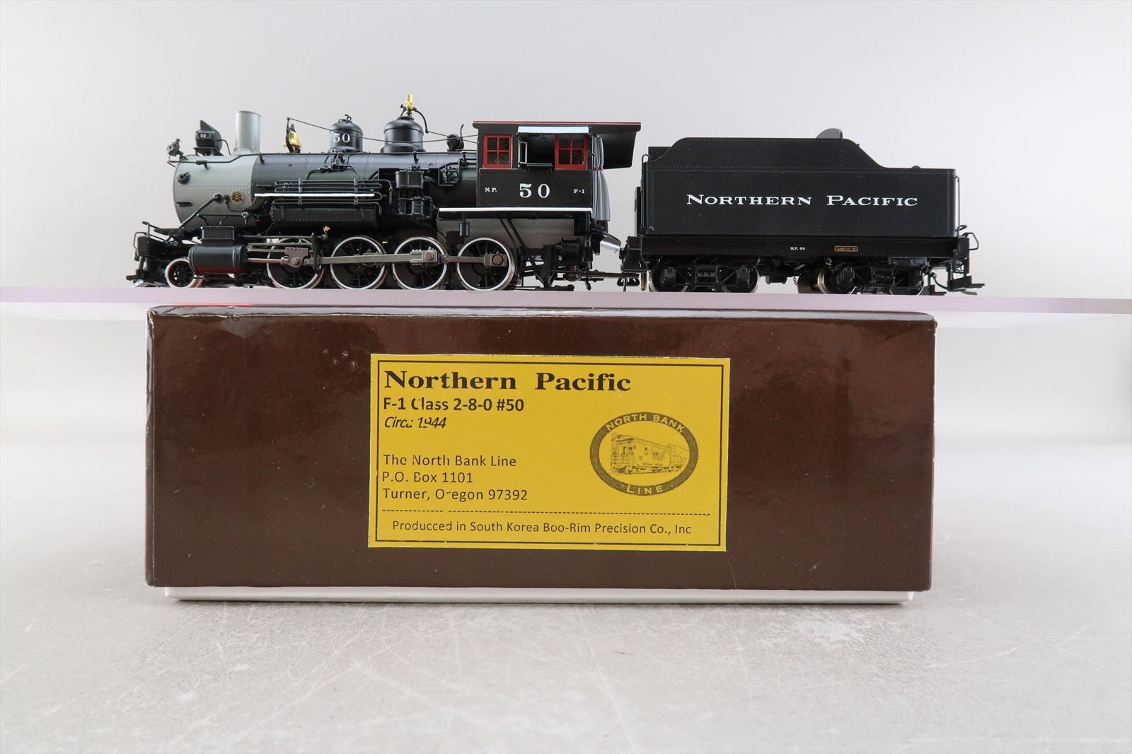 HO Brass Model - NBL NP Northern Pacific F-1 2-8-0 Circa 1944 #50 - F/P ...