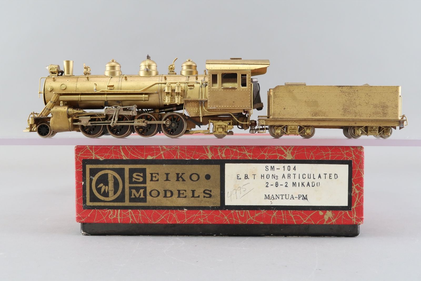 HOn3 Brass Model - Gem SM-104 EBT East Broad Top 2-8-2 Mikado ...