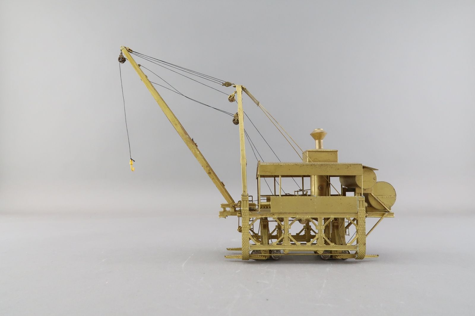 HO Brass Model - OMI 3041 McGiffert Log Loader MOW Maintenance of Way ...