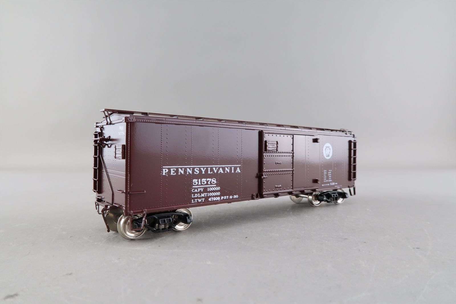 HO Brass Model - PSC 16020-1 PRR Pennsylvania X-29 Box Car Boxcar Small ...