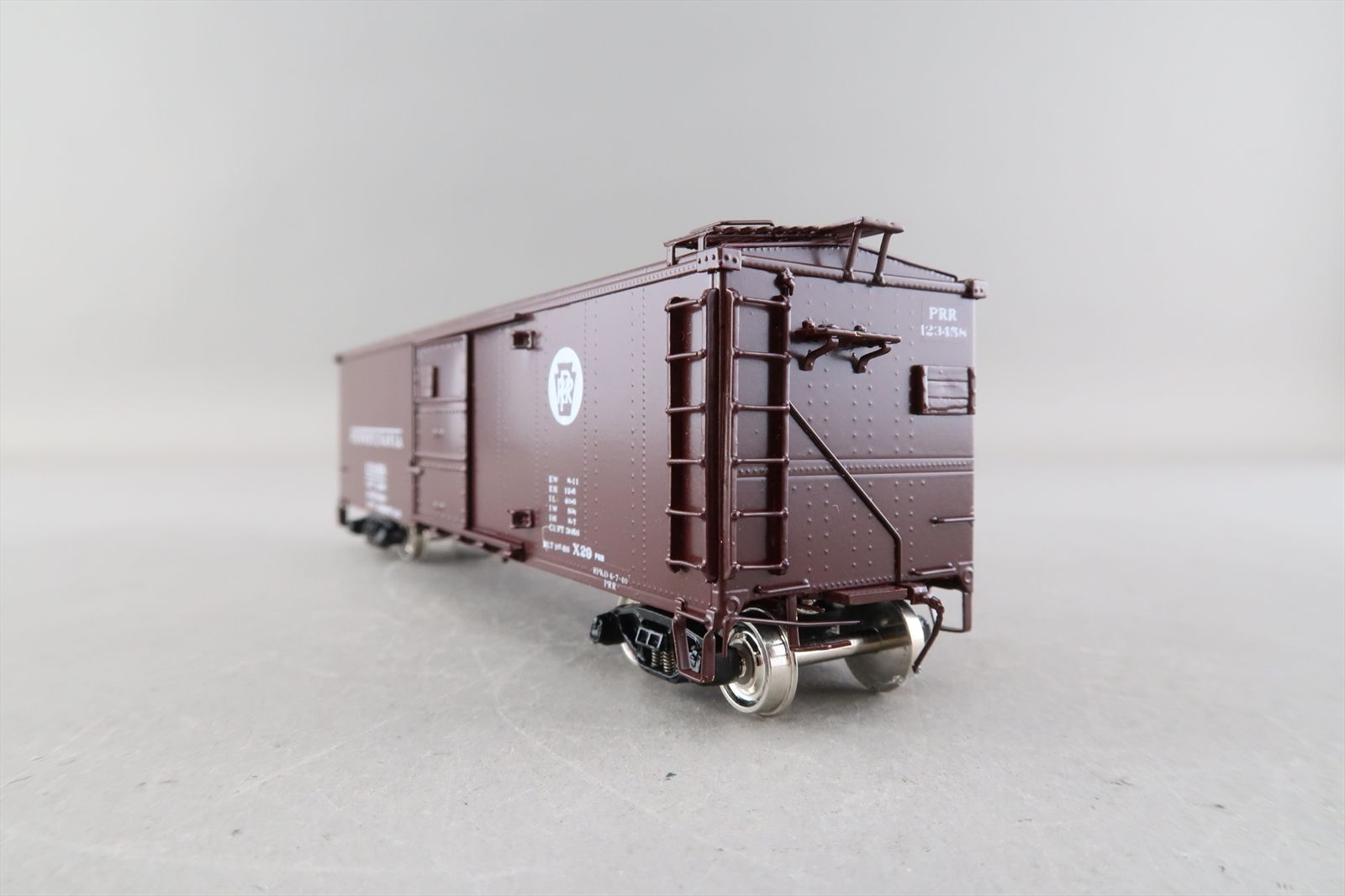 HO Brass Model - PSC 16020-1 PRR Pennsylvania X-29 Box Car Boxcar Small ...