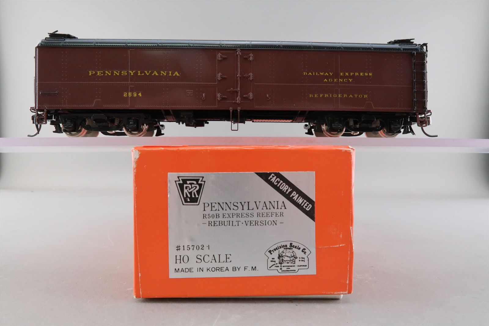 HO Brass Model - PSC 15702-1 PRR Pennsylvania R50B Express Reefer #2594 ...