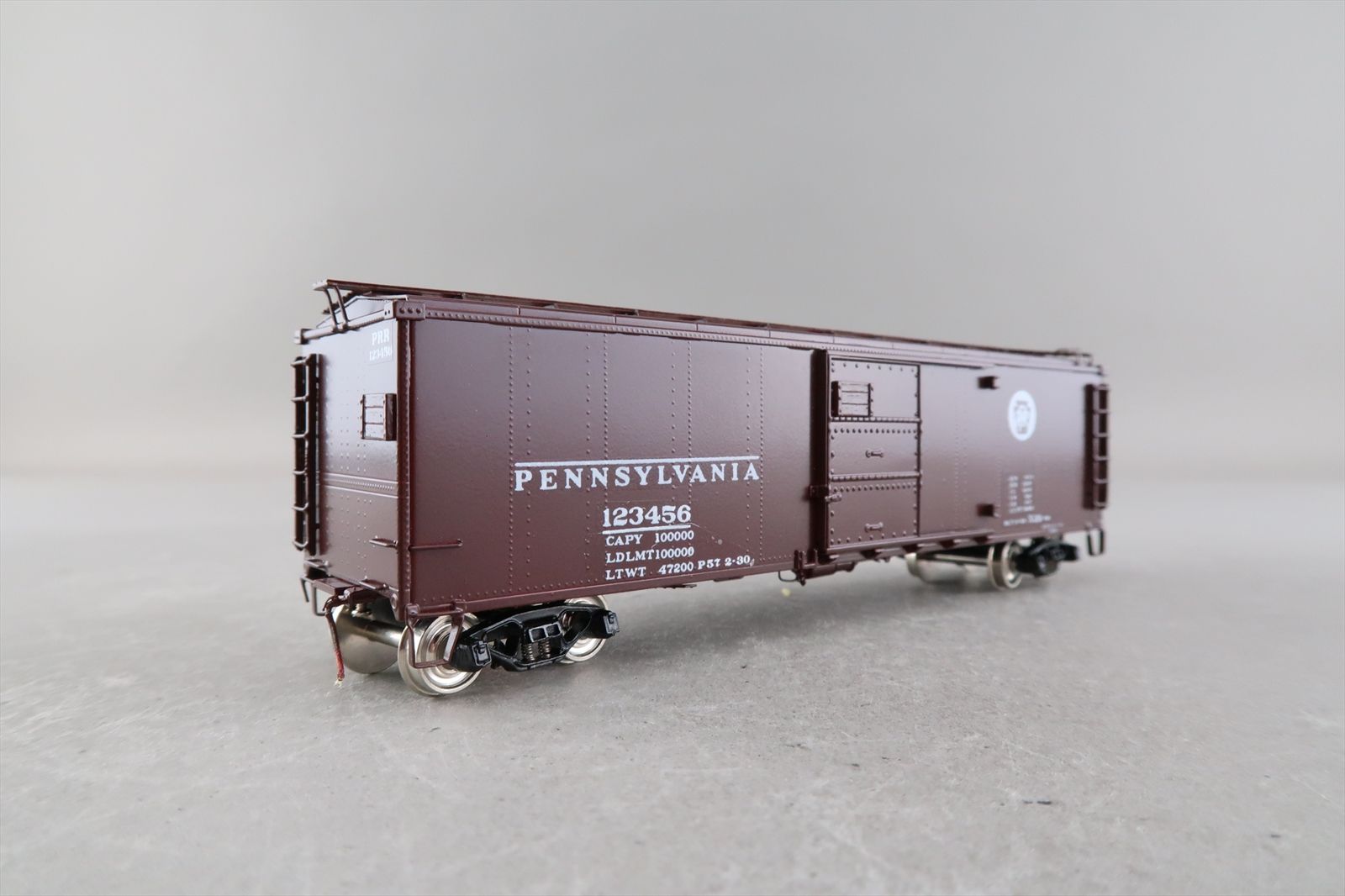HO Brass Model - PSC 16020-1 PRR Pennsylvania X-29 Box Car Boxcar Small ...