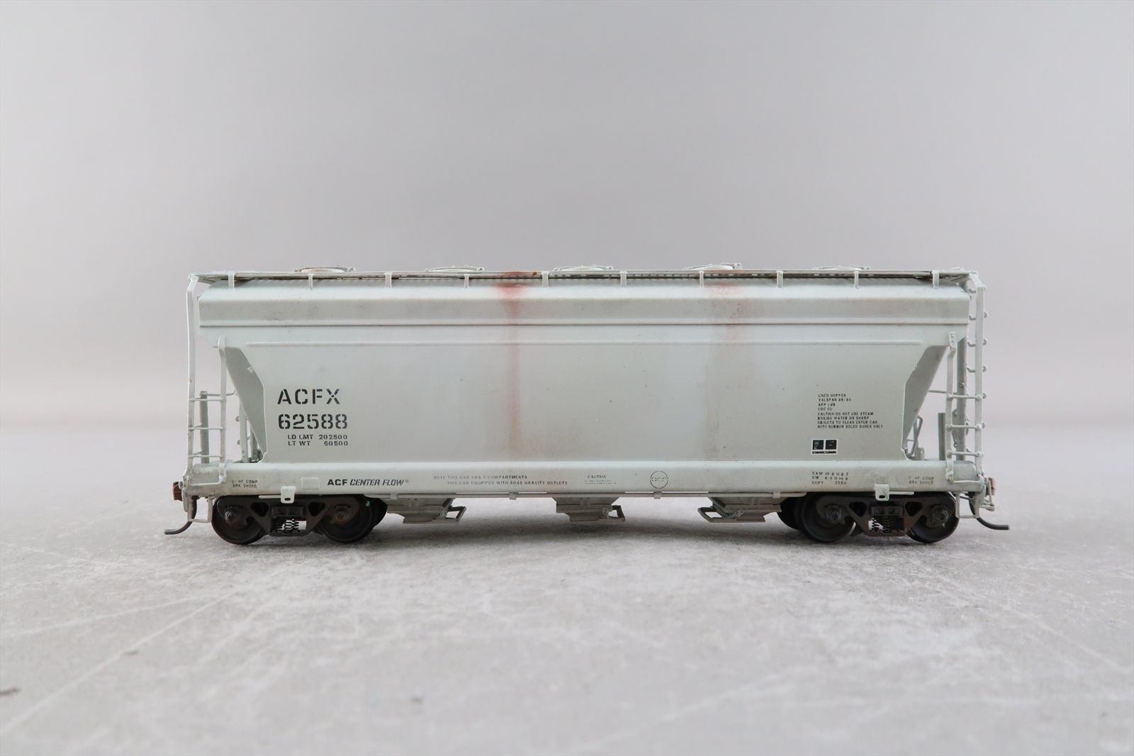 HO Brass Model - OMI 3094 ACF ACFX 3 Bay Centerflow 3560 Covered Hopper ...