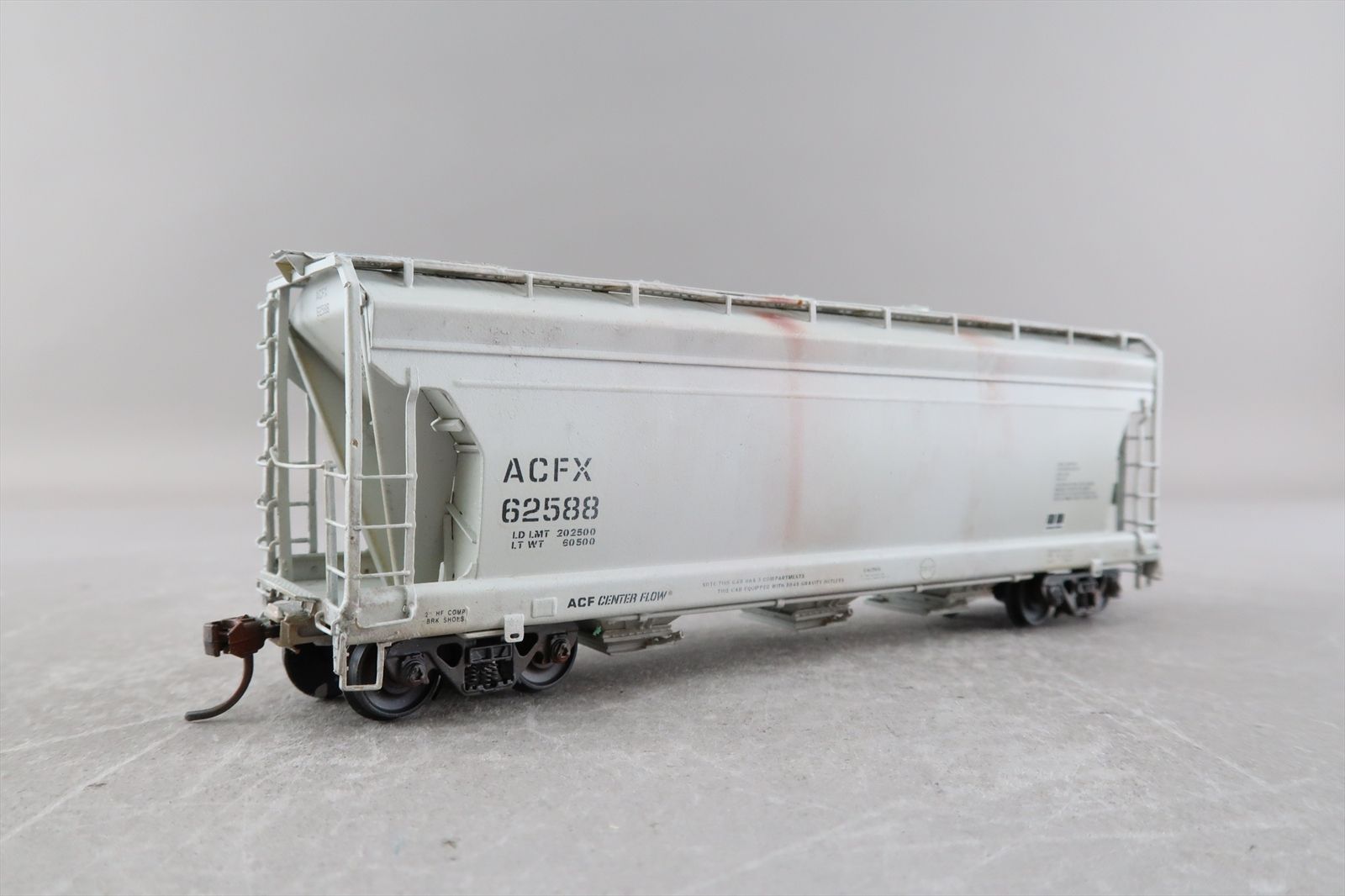 HO Brass Model - OMI 3094 ACF ACFX 3 Bay Centerflow 3560 Covered Hopper ...