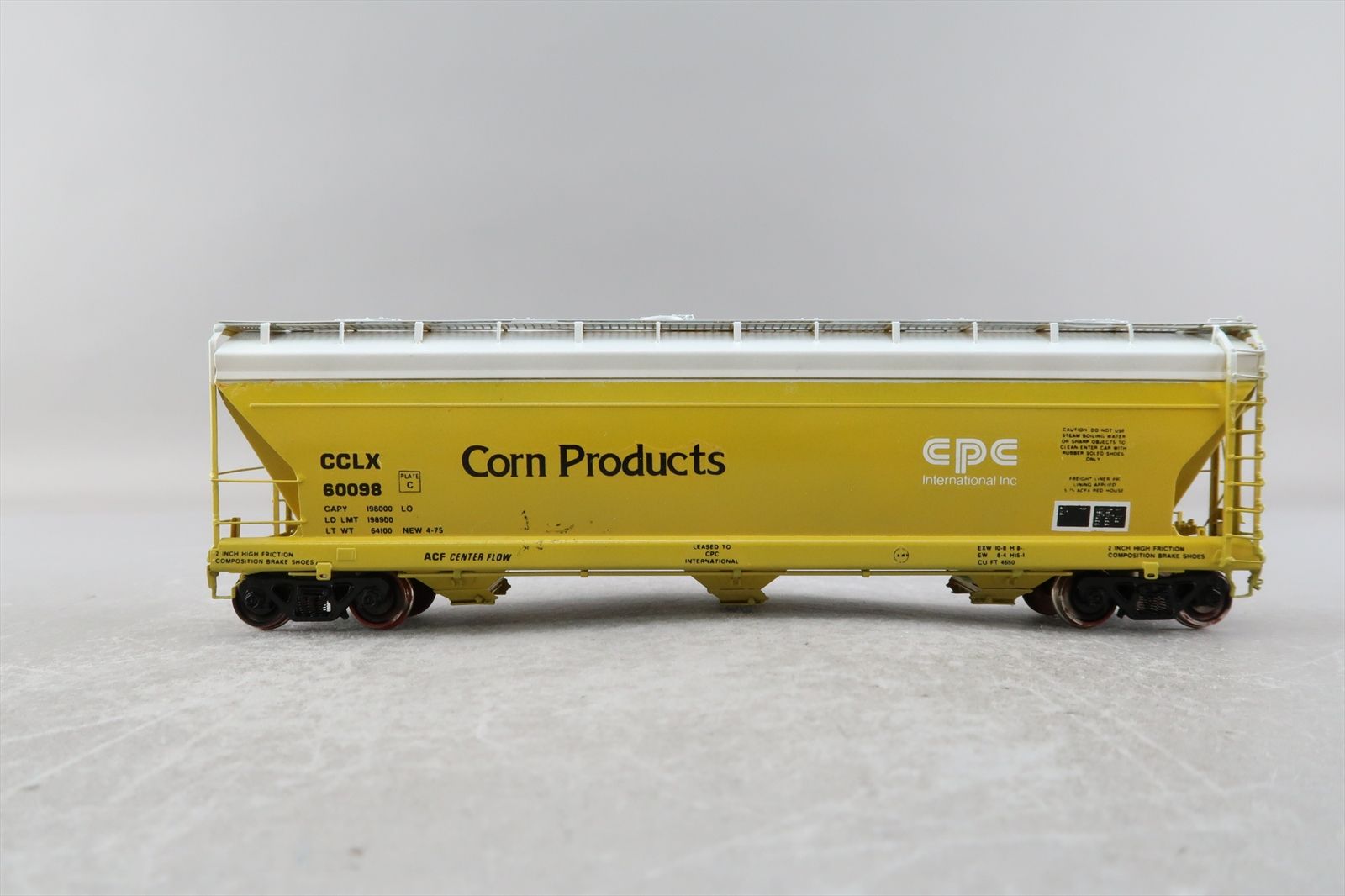 HO Brass Model - OMI 3091 CCLX CPC Corn Products ACF 3 Bay Centerflow ...