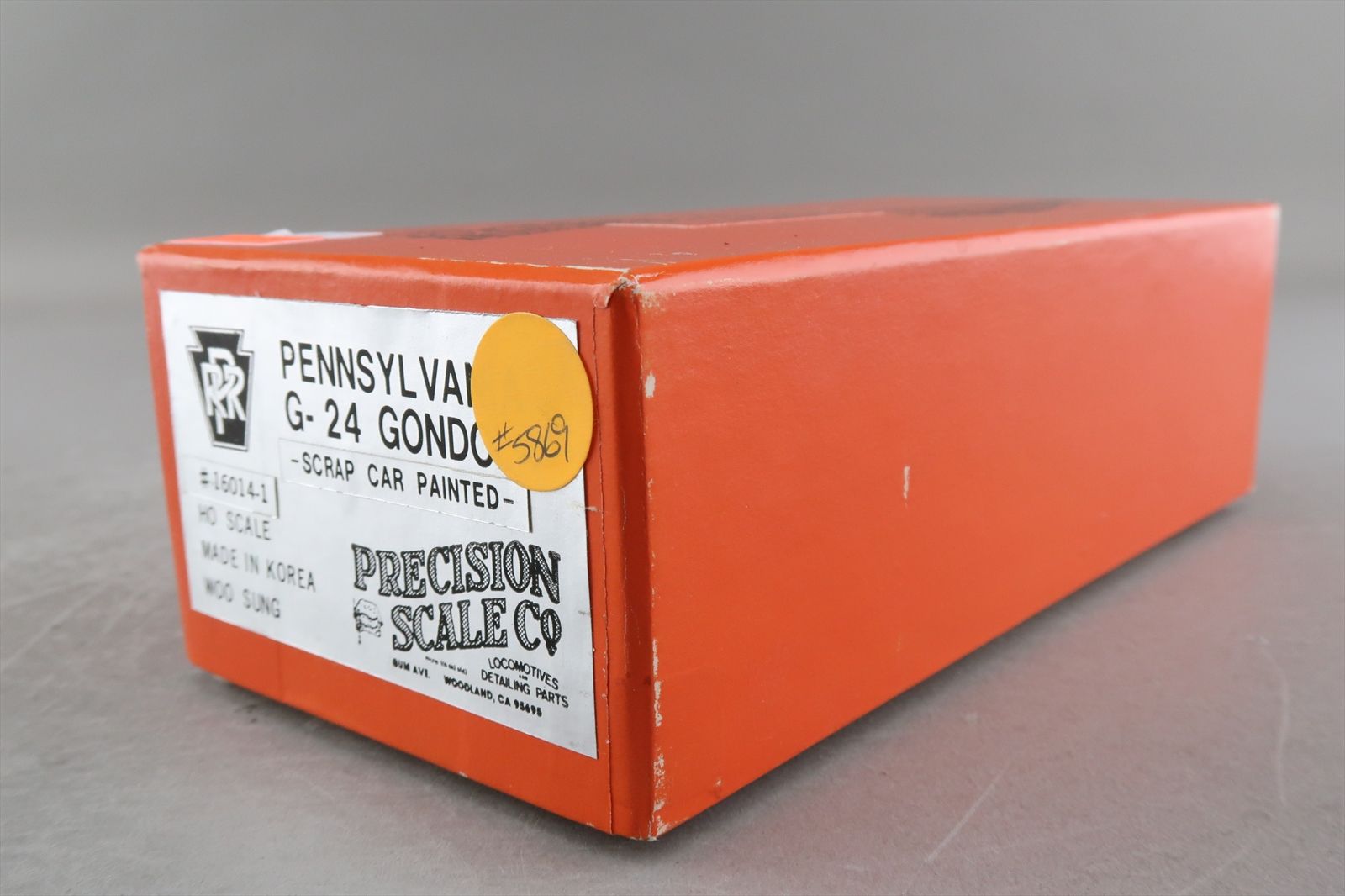 HO Brass Model - PSC 16014-1 PRR Pennsylvania G-24 Gondola Scrap Car ...