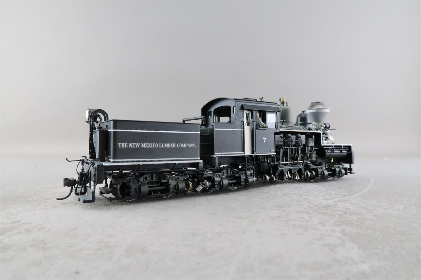 Sn3 Brass Model - P-B-L New Mexico Lumber Co. 3-Truck Shay #7 - F/P ...