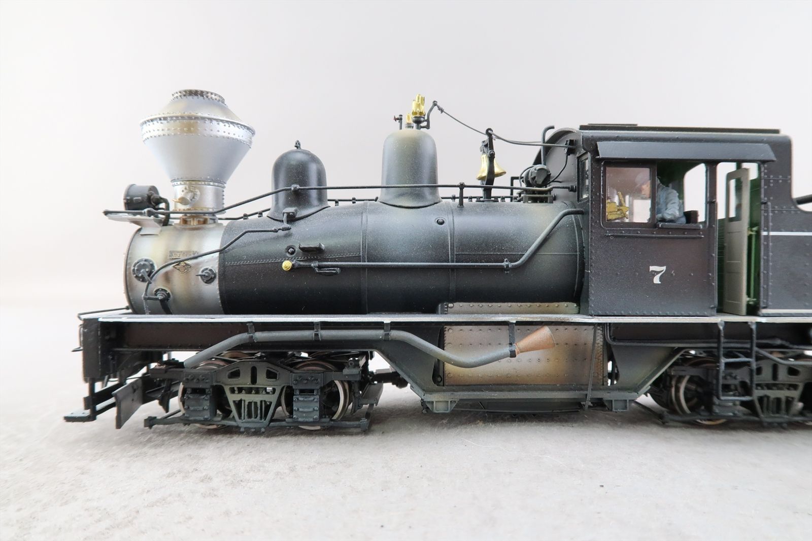 Sn3 Brass Model - P-B-L New Mexico Lumber Co. 3-Truck Shay #7 - F/P ...