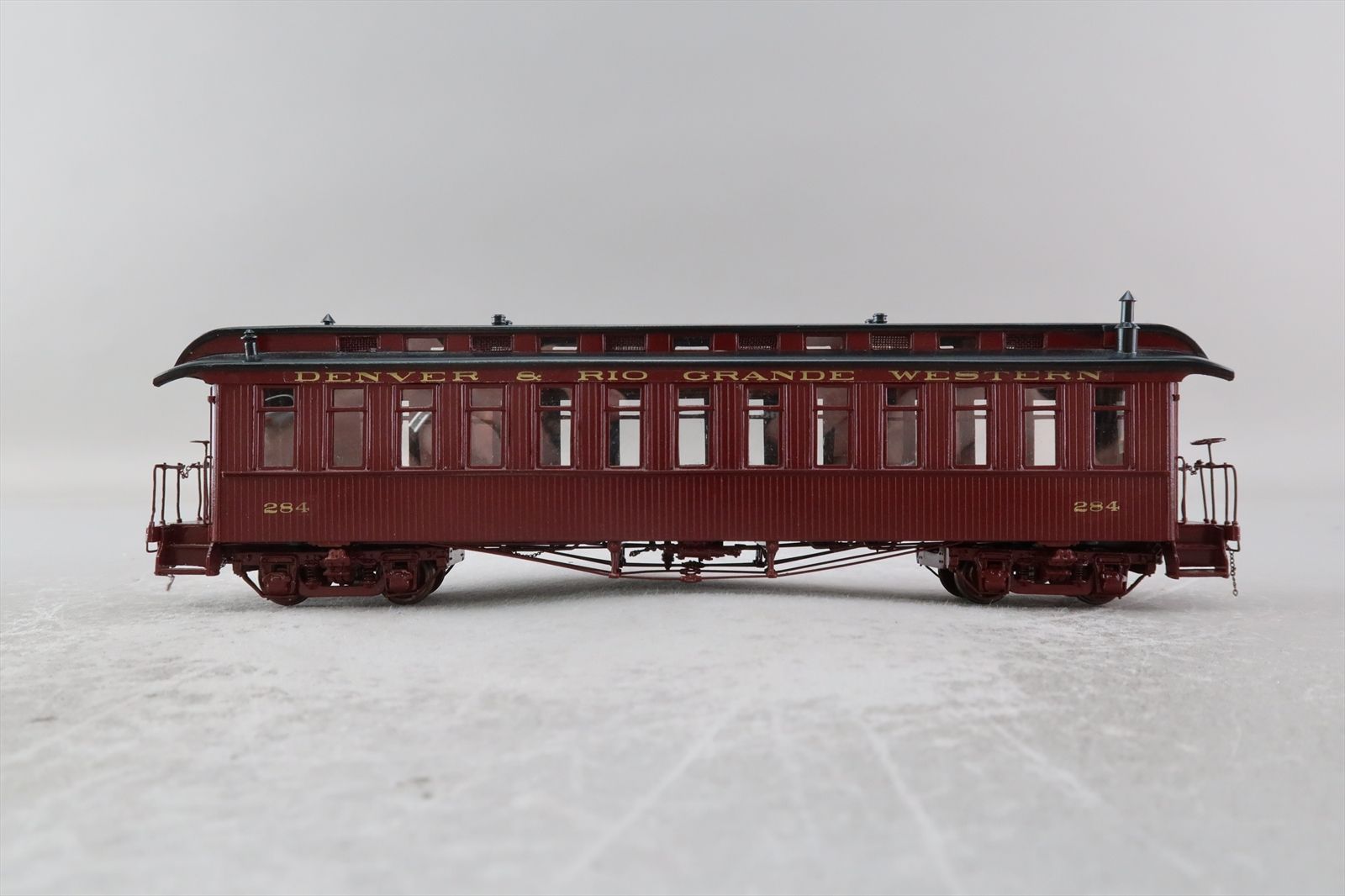Sn3 Brass Model - PSC 15923 D&RGW Rio Grande Open Platform Coach #284 ...