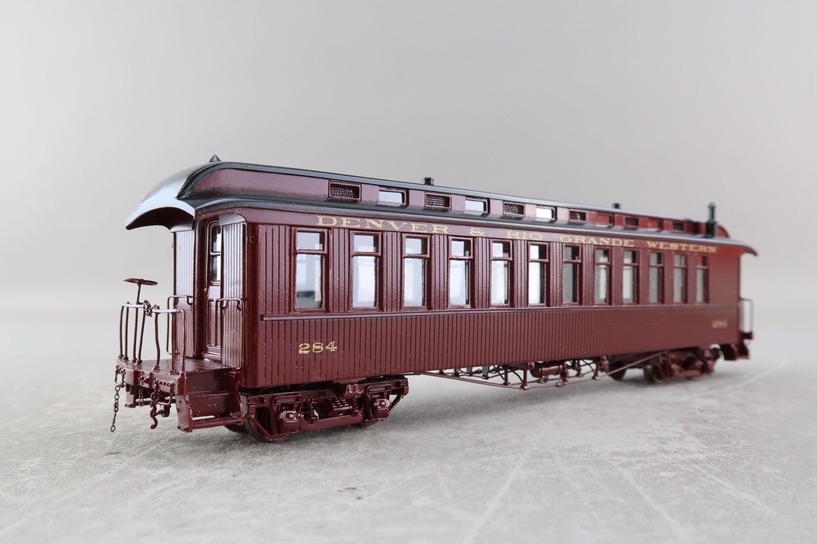 Sn3 Brass Model - PSC 15923 D&RGW Rio Grande Open Platform Coach #284 ...