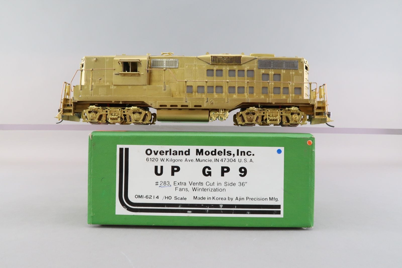HO Brass Model - OMI 6214 UP Union Pacific GP9 w/ Extra Vents #283 ...