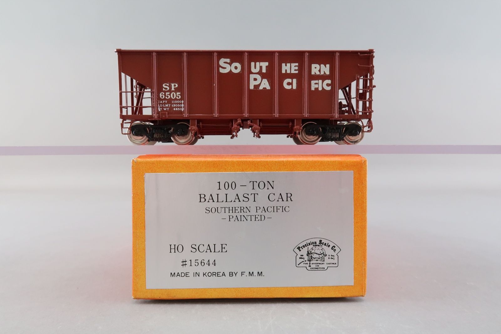 HO Brass Model - PSC 15644 SP Southern Pacific 100-Ton Ballast Car ...