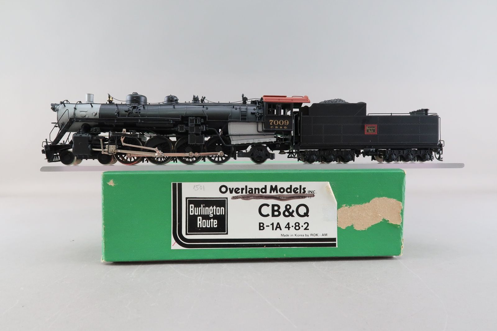 HO Brass Model - OMI 1406 CB&Q Burlington B-1a 4-8-2 #7009 - Custom ...