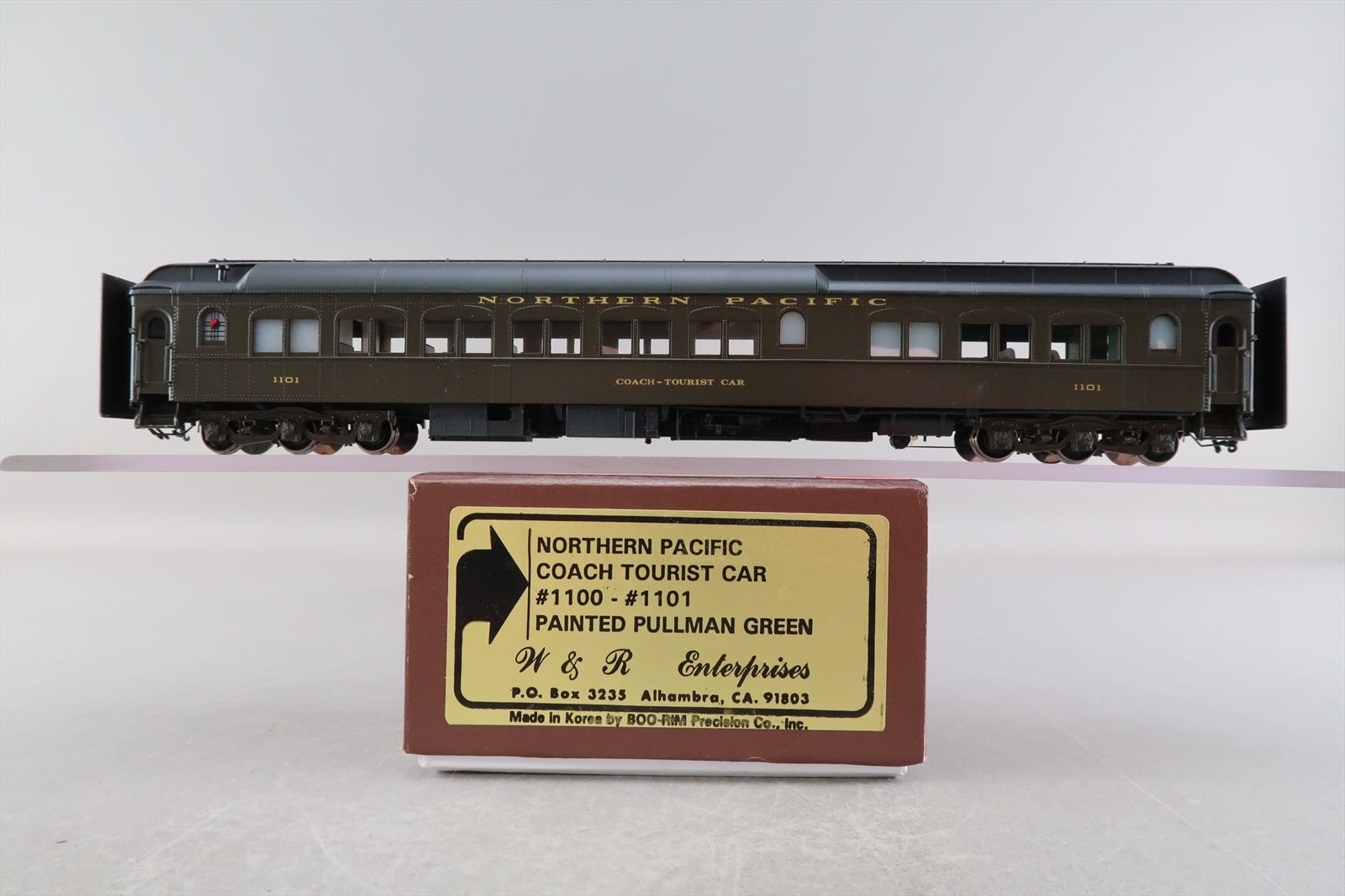 HO Brass Model - W&R NP Northern Pacific Coach Tourist Car #1101 - F/P ...