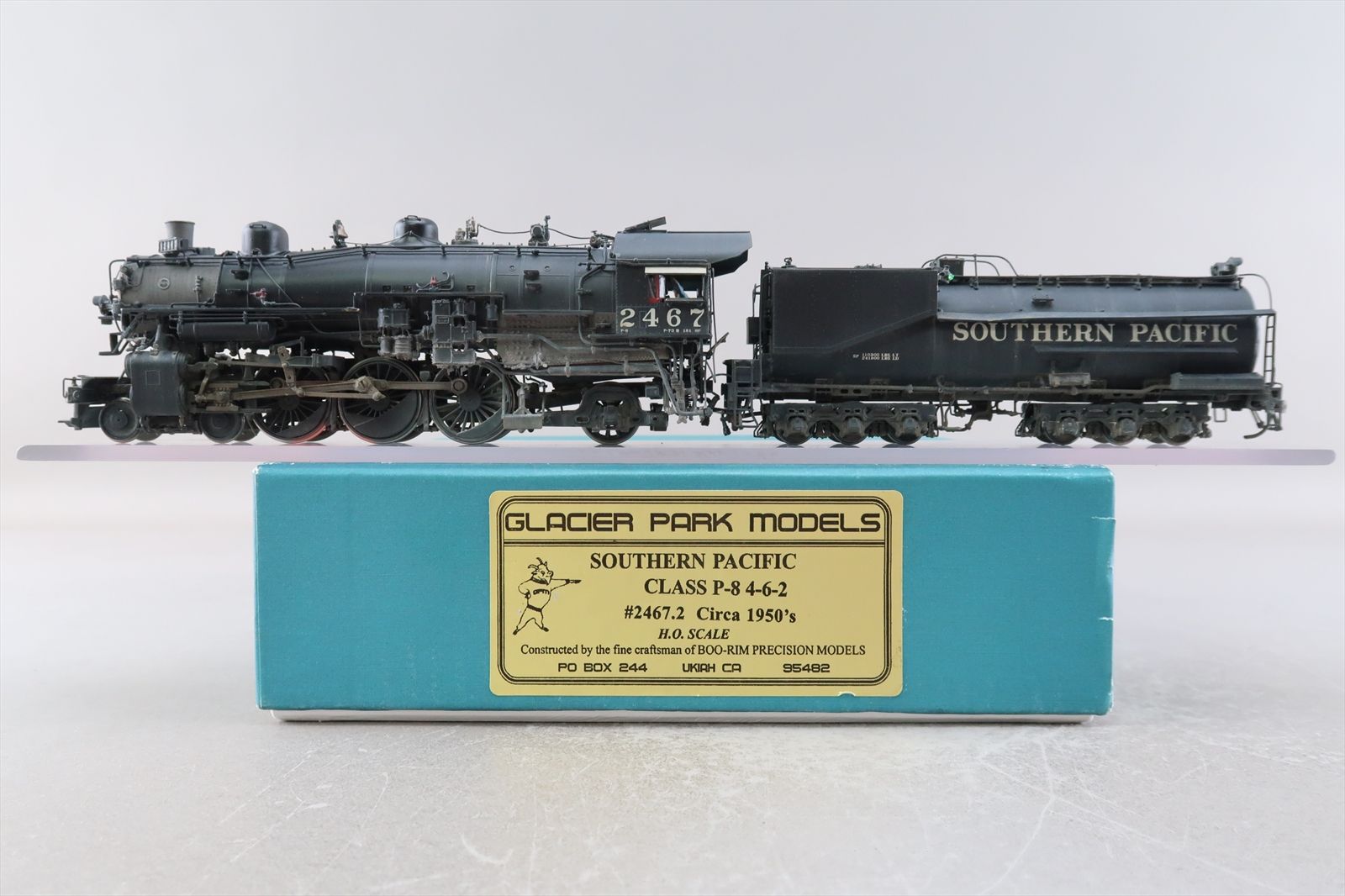 HO Brass Model - GPM 2467.2 SP Southern Pacific P-8 4-6-2 Circa 1950's ...