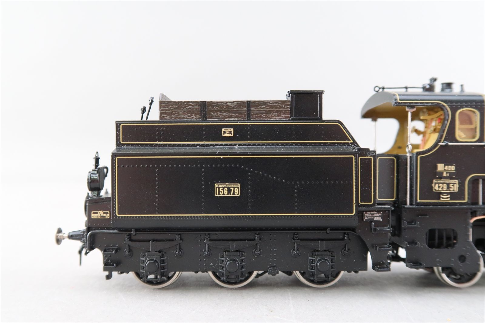 HO Brass Model - MMK 05701H kkStB Royal Austrian 2-6-2 429 Class Black ...